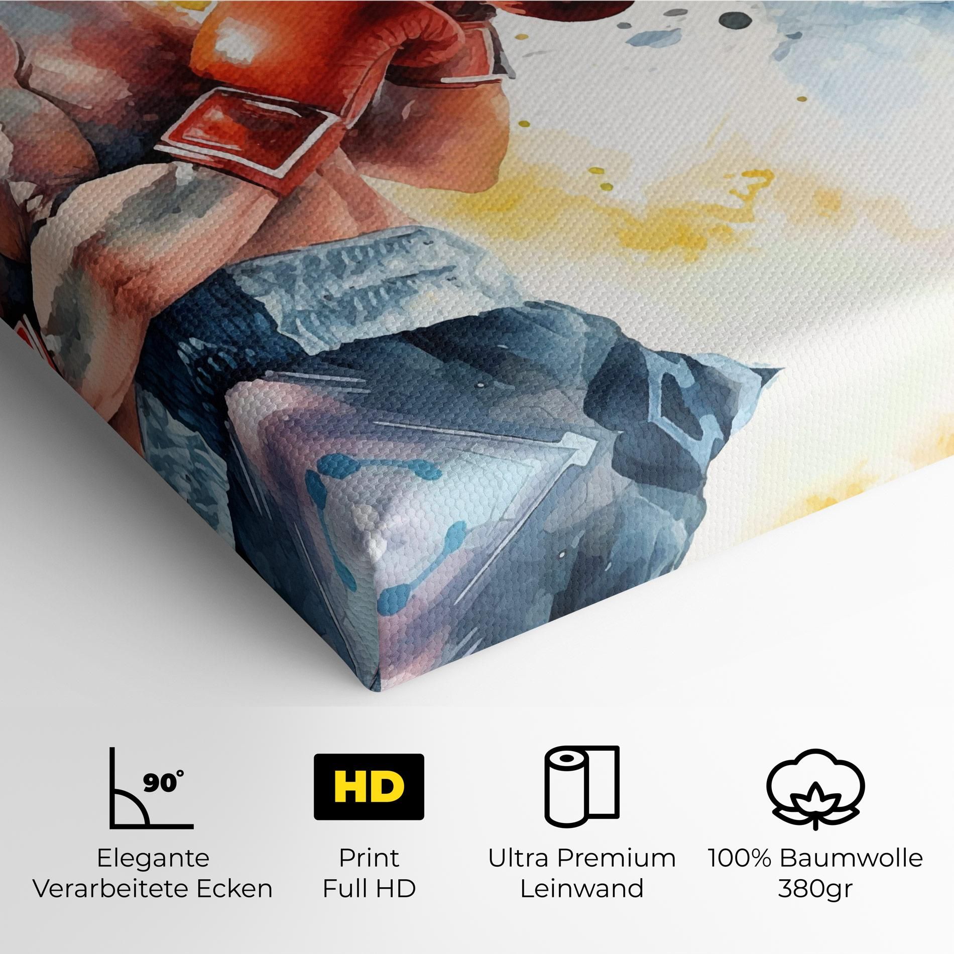 Boxing Match Art mockup 4