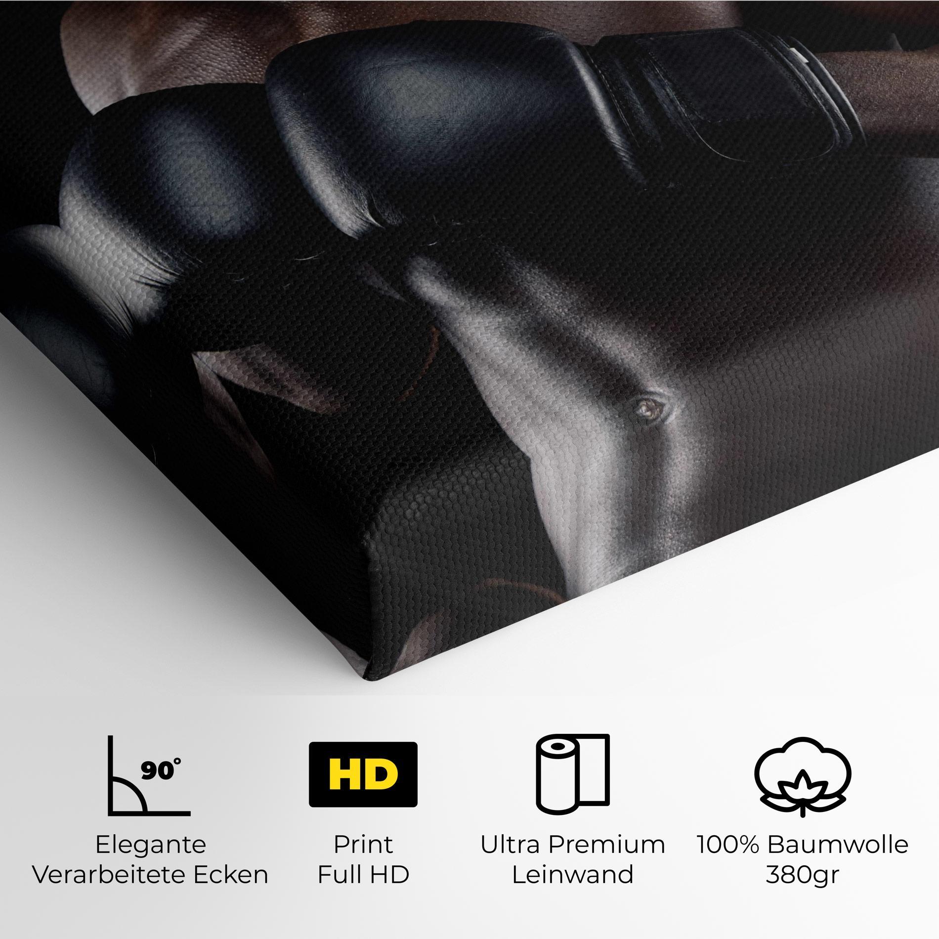 Leinwandbild Powerful Fighter mockup 4