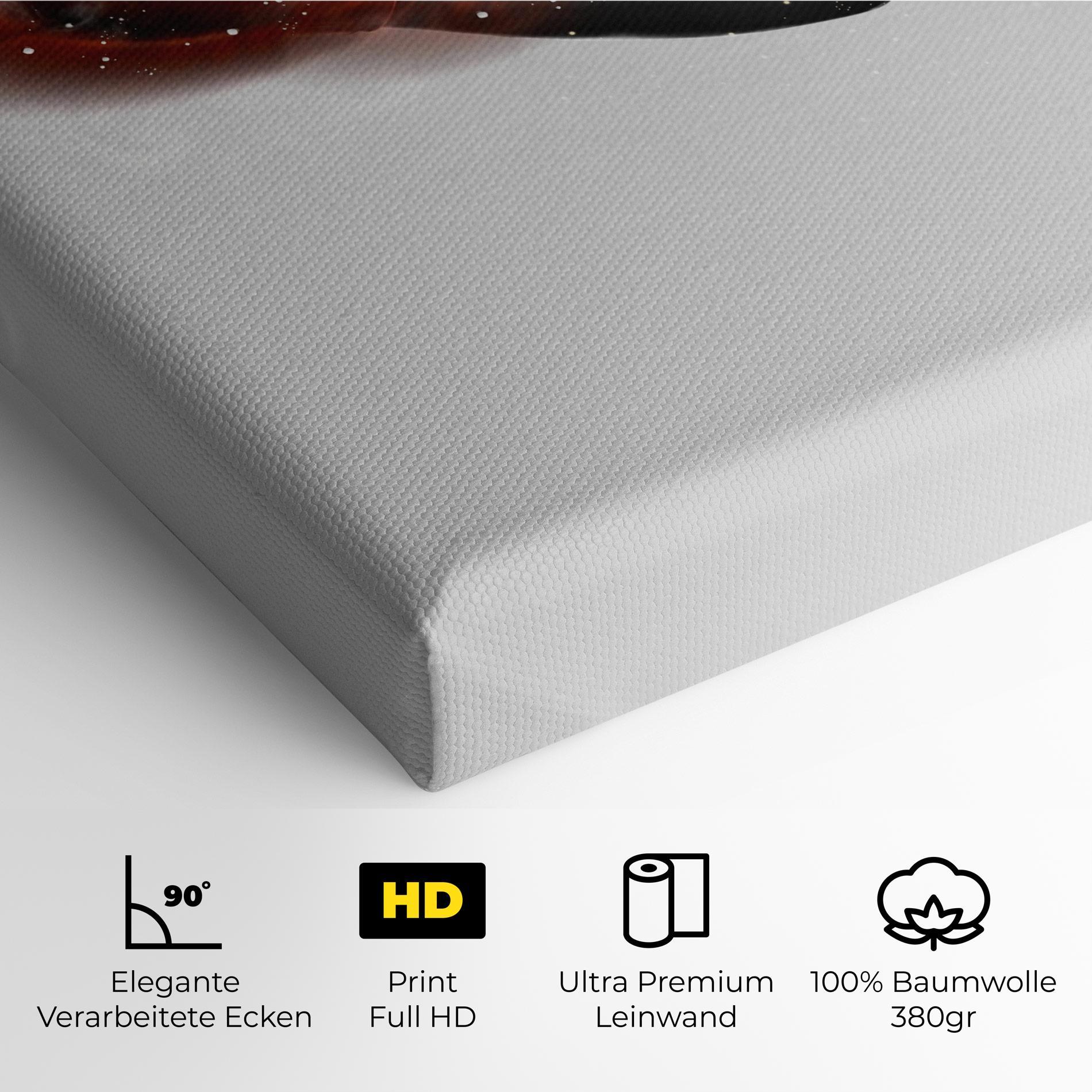 Leinwandbild Red Smoke Box mockup 4