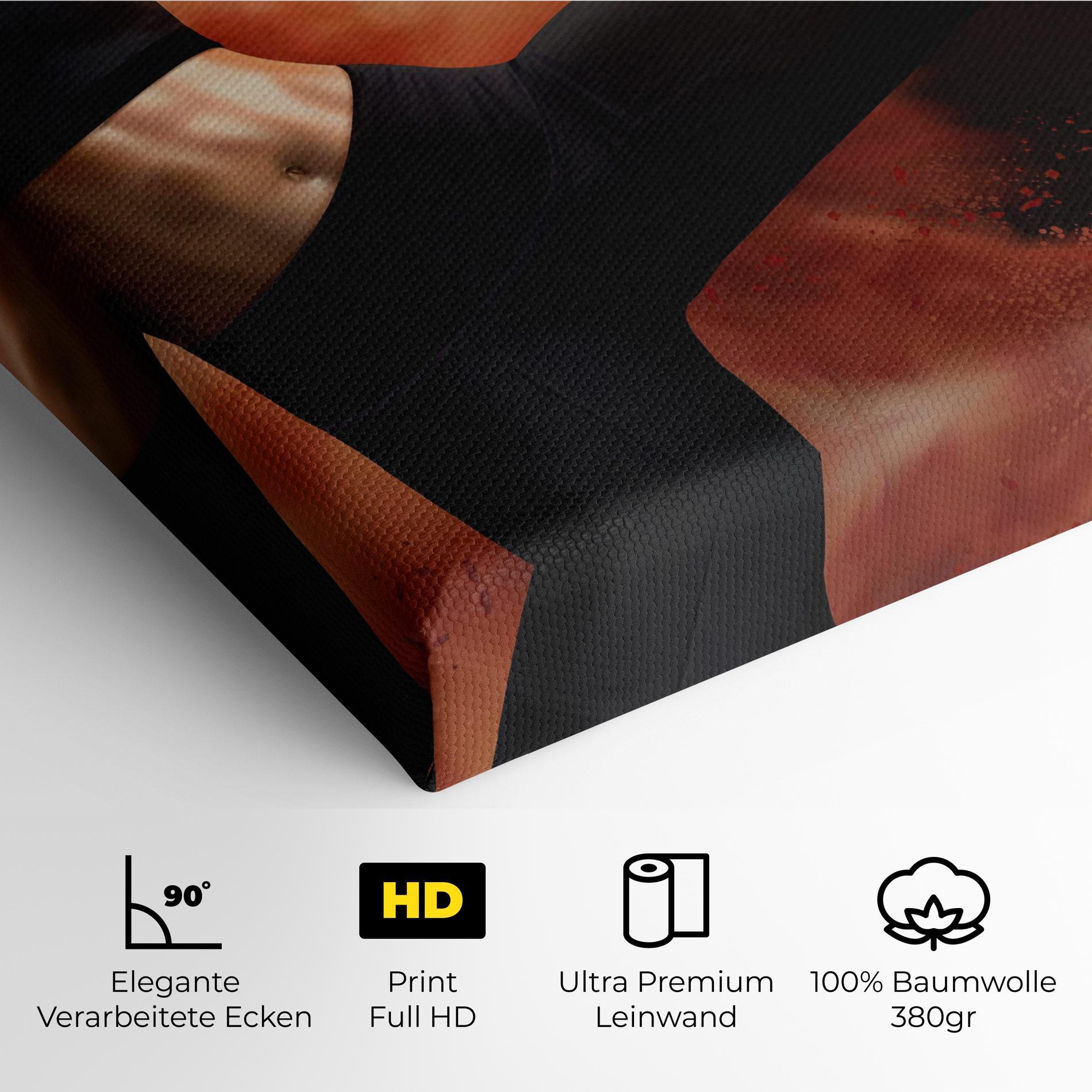 Leinwandbild Woman Box mockup 4