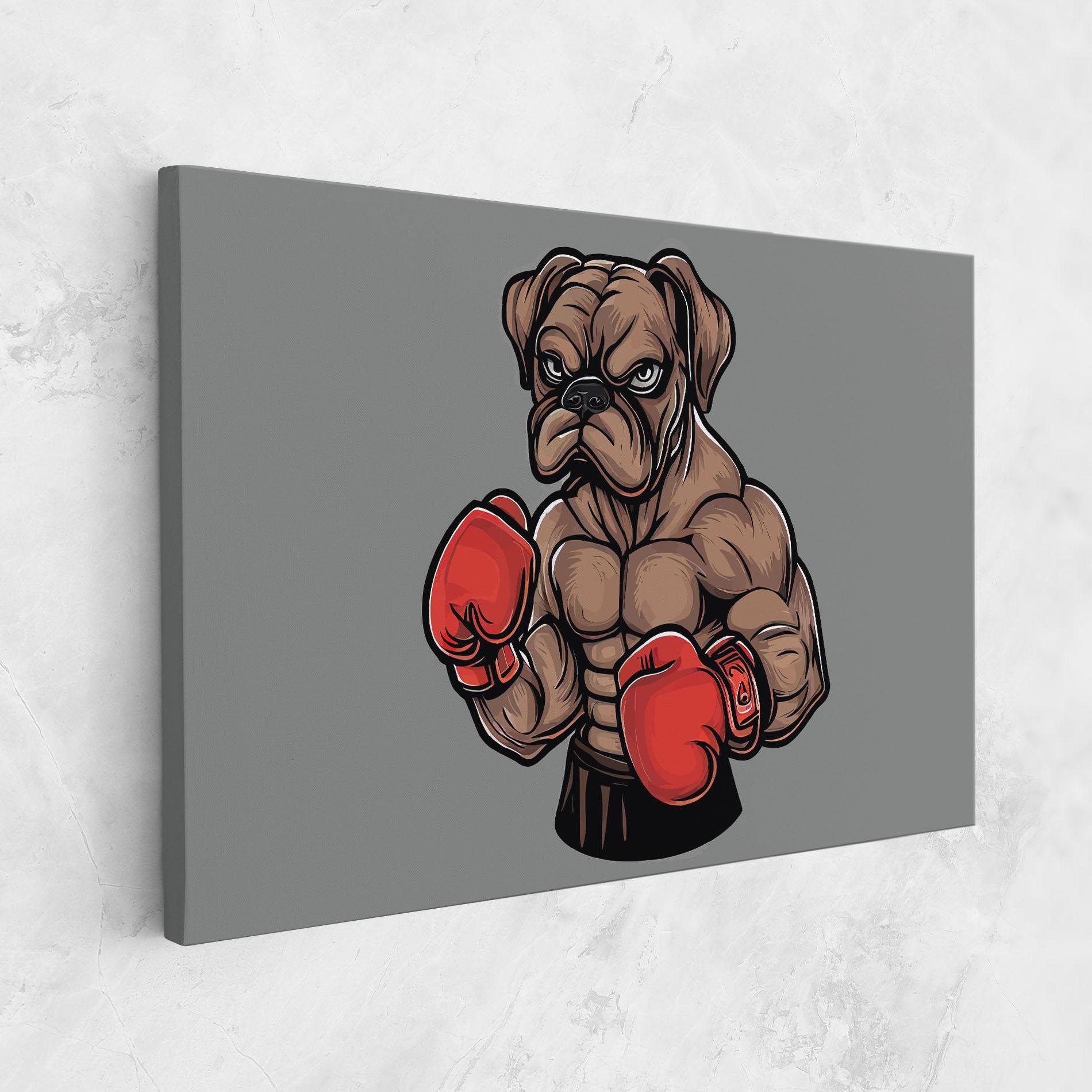 Leinwandbild Boxer Dog mockup 1
