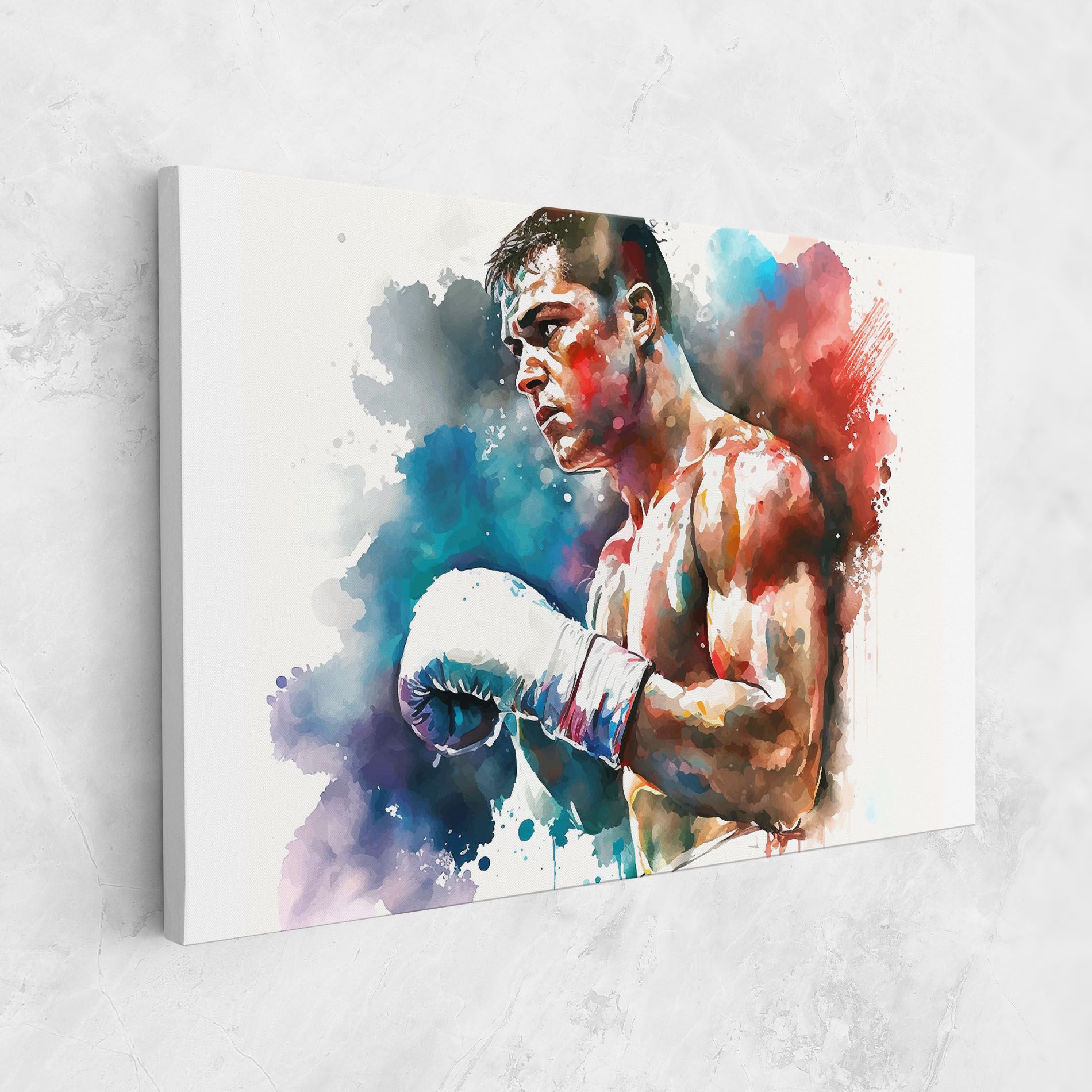 Boxing Red Blue mockup 1
