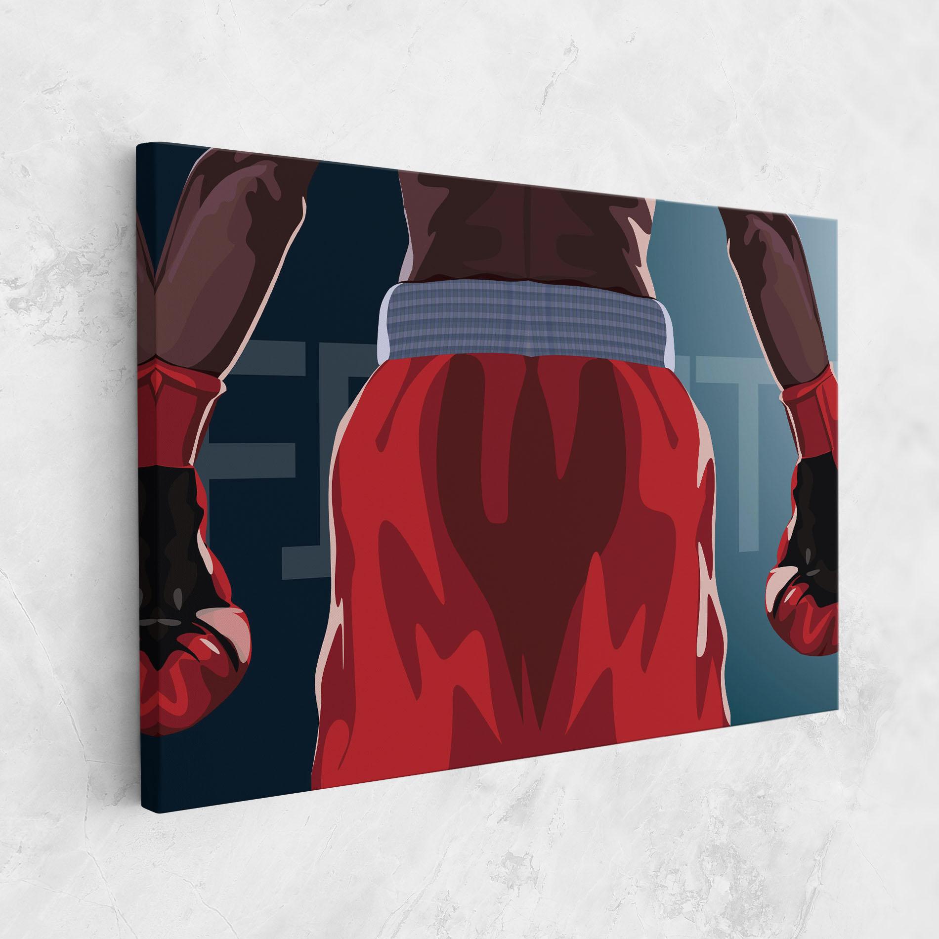 Leinwandbild Fight Box mockup 1