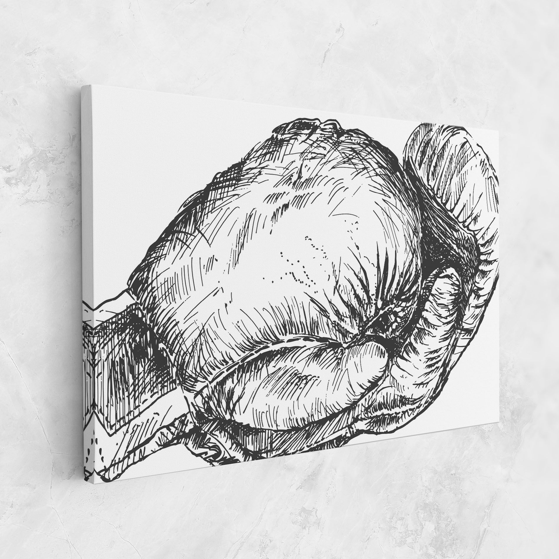 Grey Line Glove mockup 1