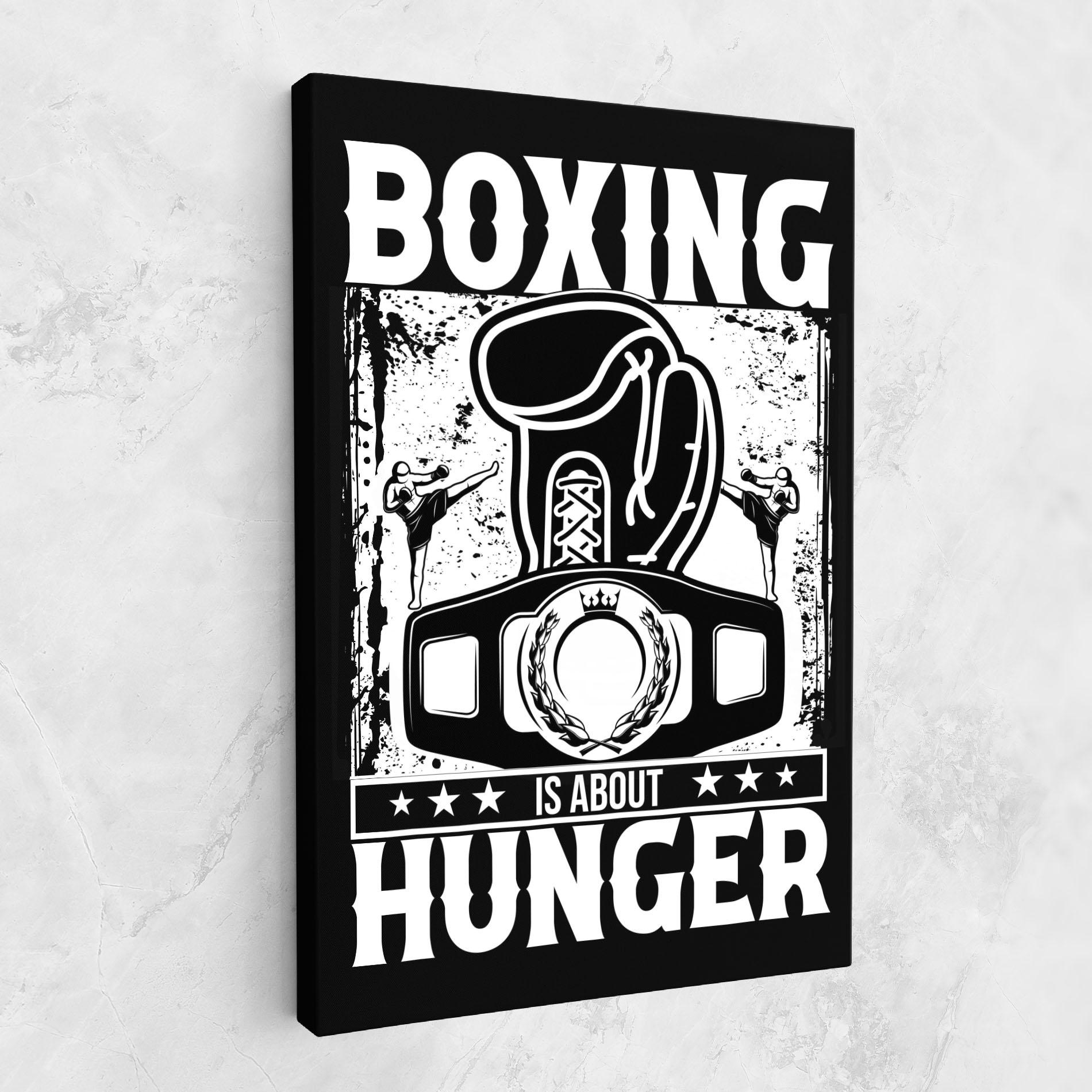Leinwandbild Boxing Hunger mockup 1