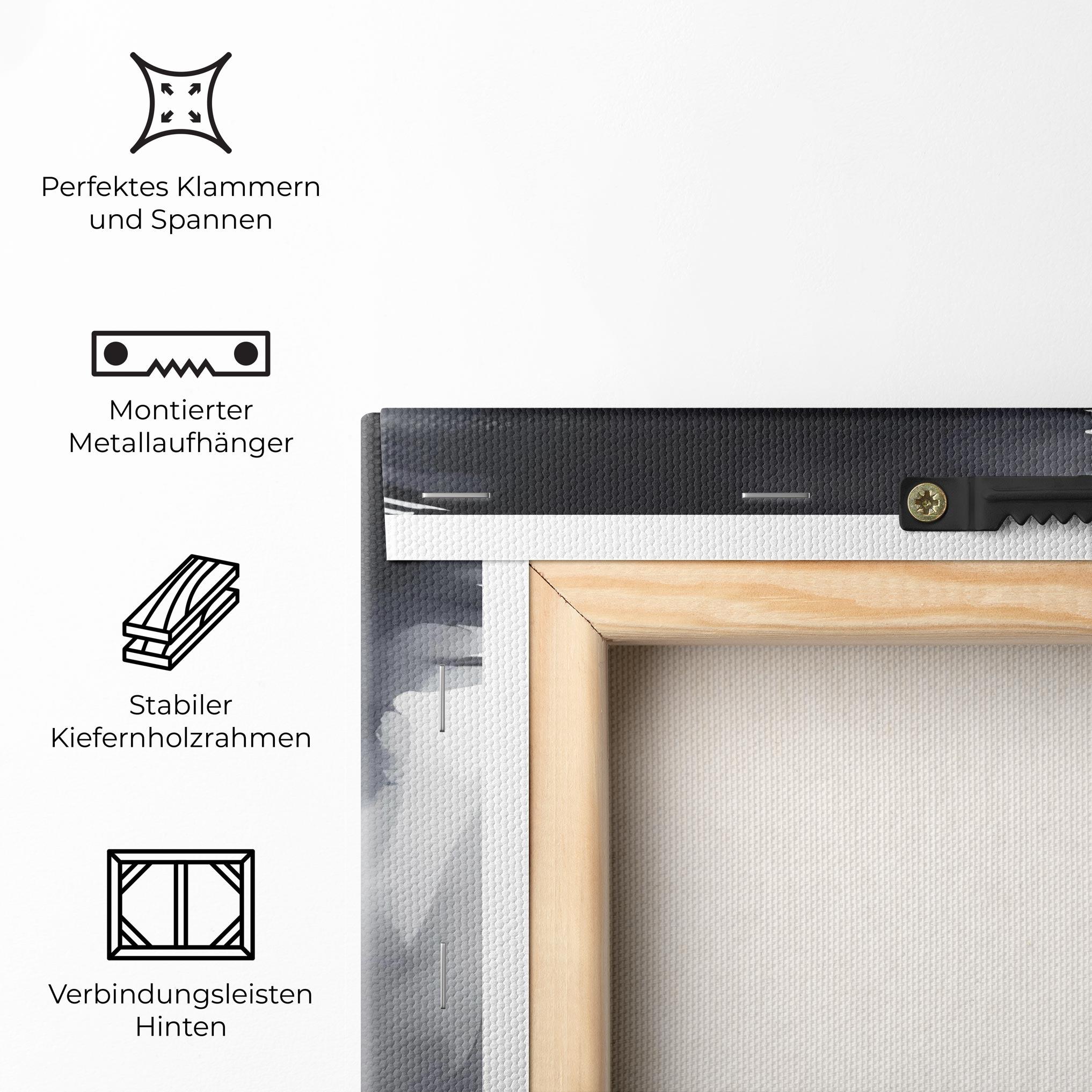 Leinwandbild Black Box Glove mockup 5