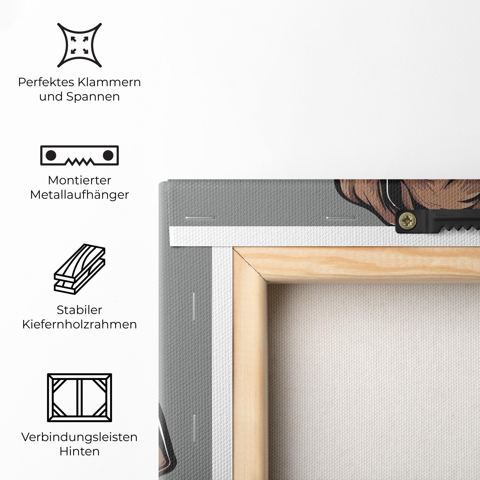 Leinwandbild Boxer Dog mockup 5