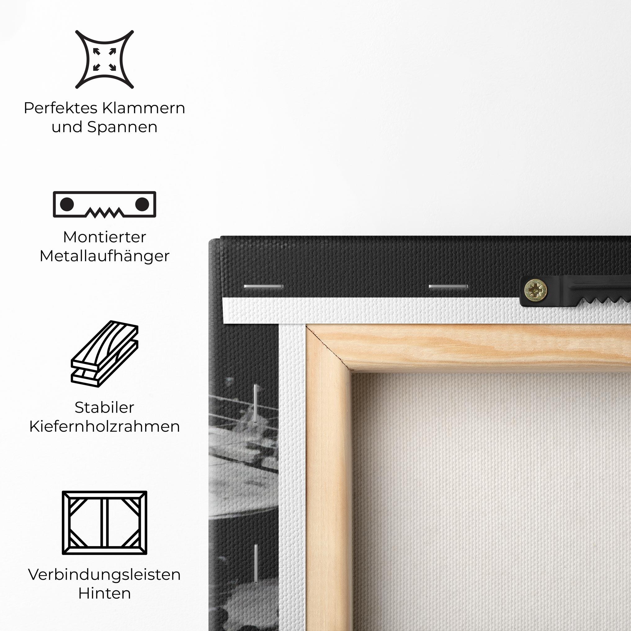 Leinwandbild Grey Ring mockup 5