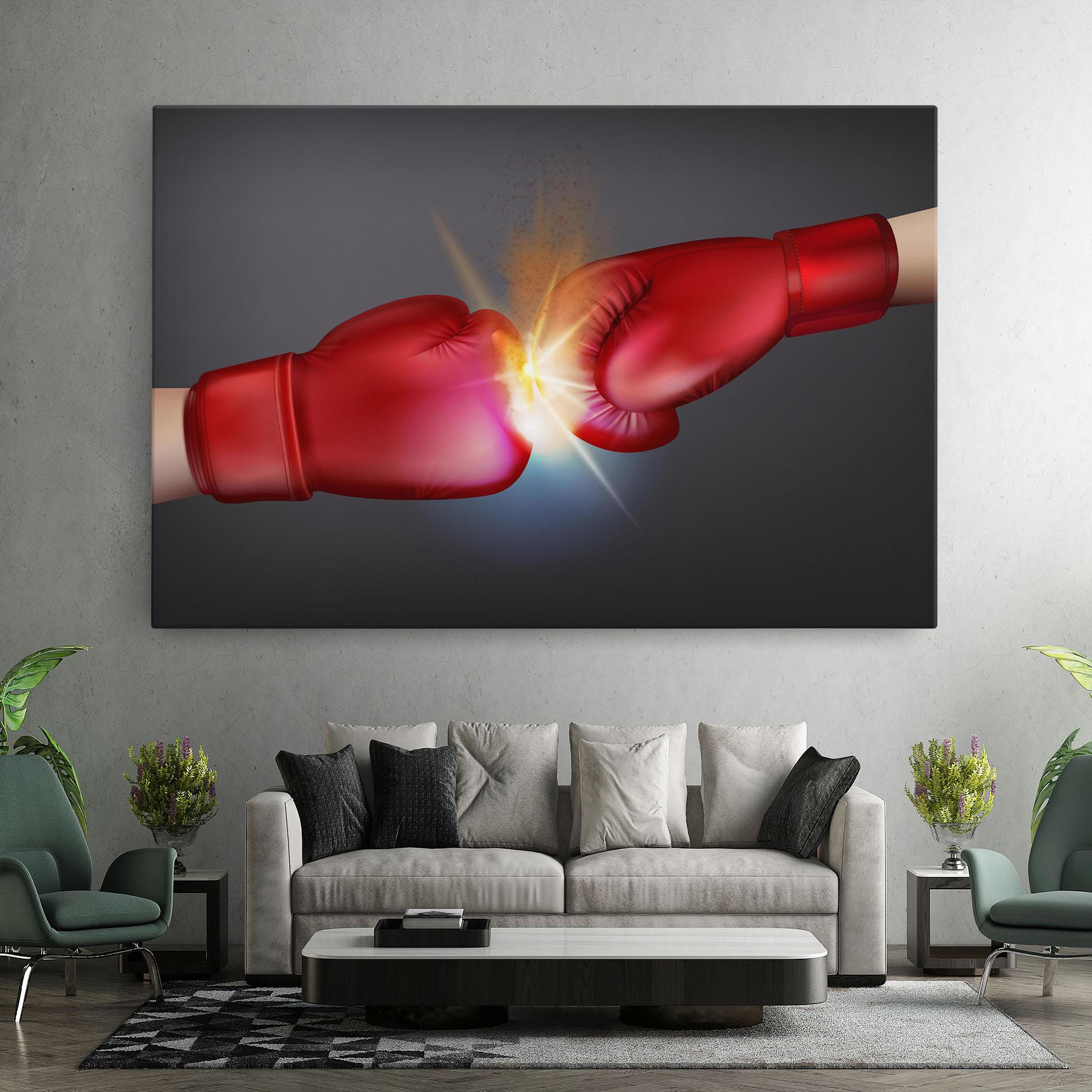 Leinwandbild Box Explosion mockup 7