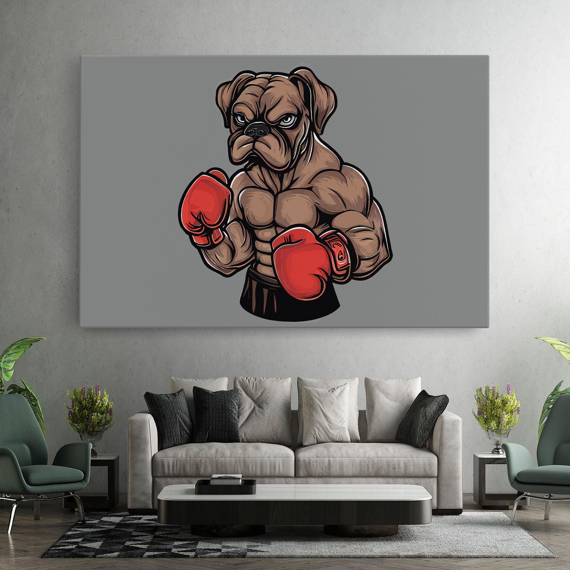 Leinwandbild Boxer Dog mockup 7