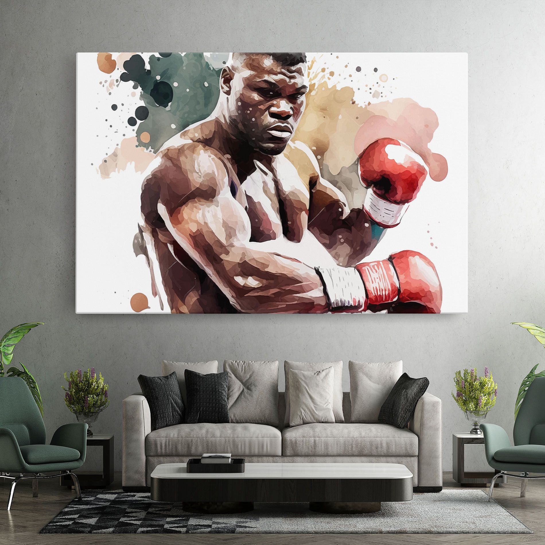 Boxing Cream Green mockup 7