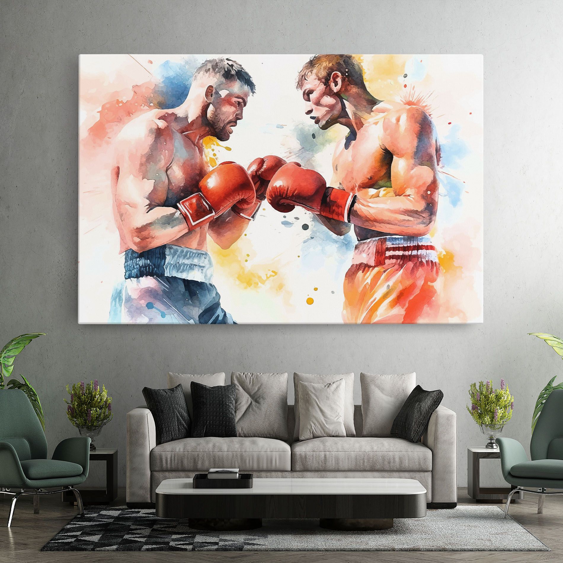 Boxing Match Art mockup 7