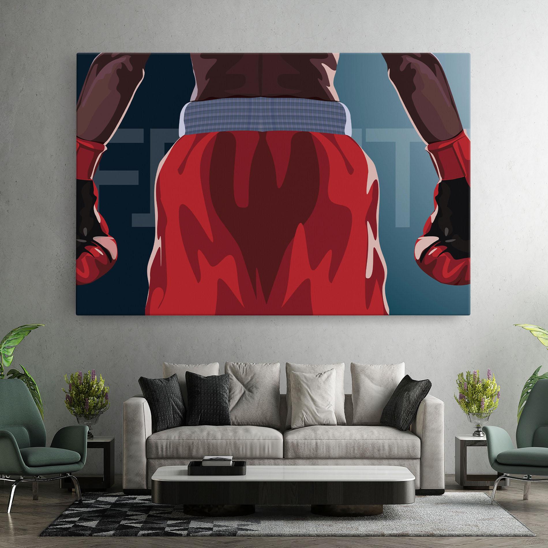 Leinwandbild Fight Box mockup 7