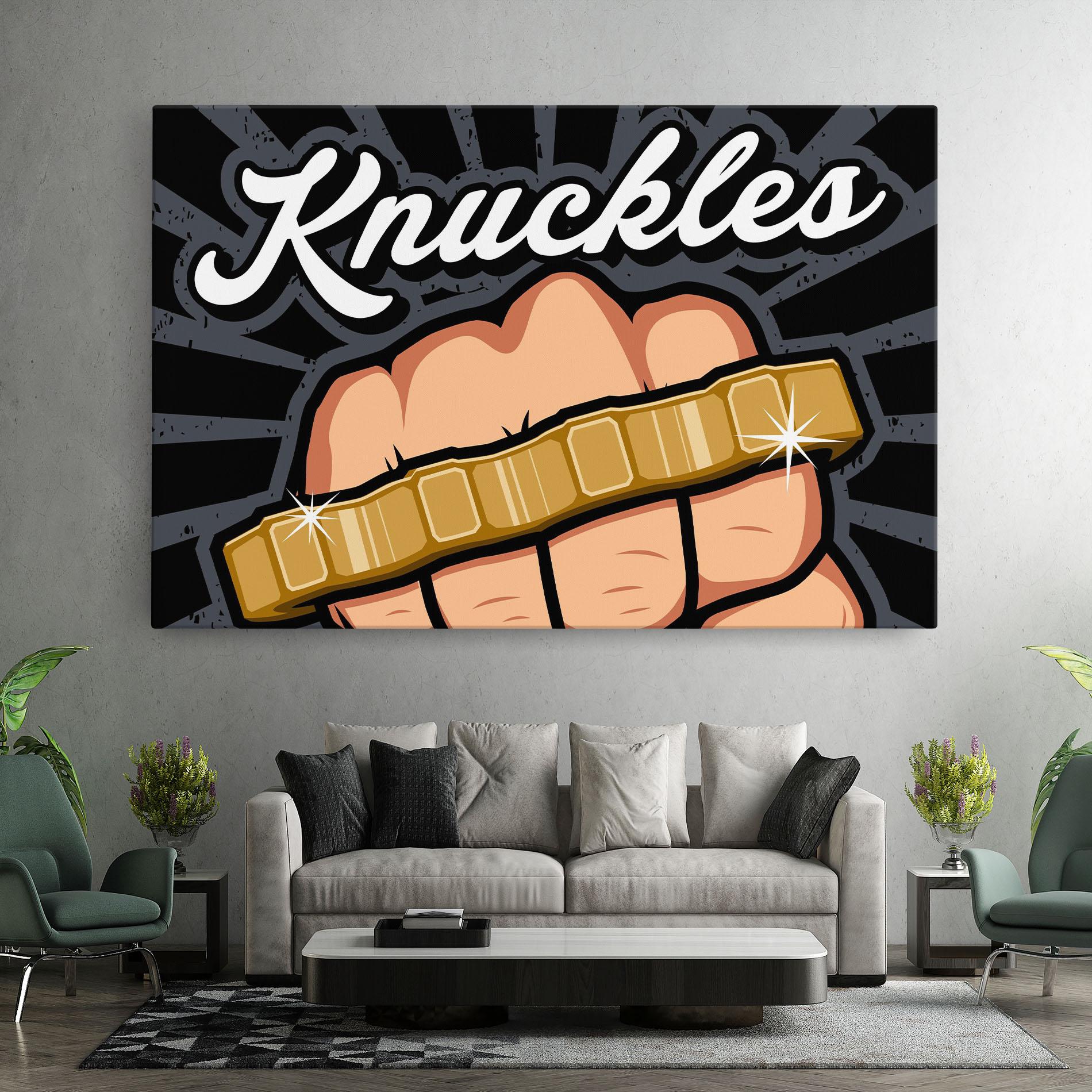 Leinwandbild Knuckles mockup 7