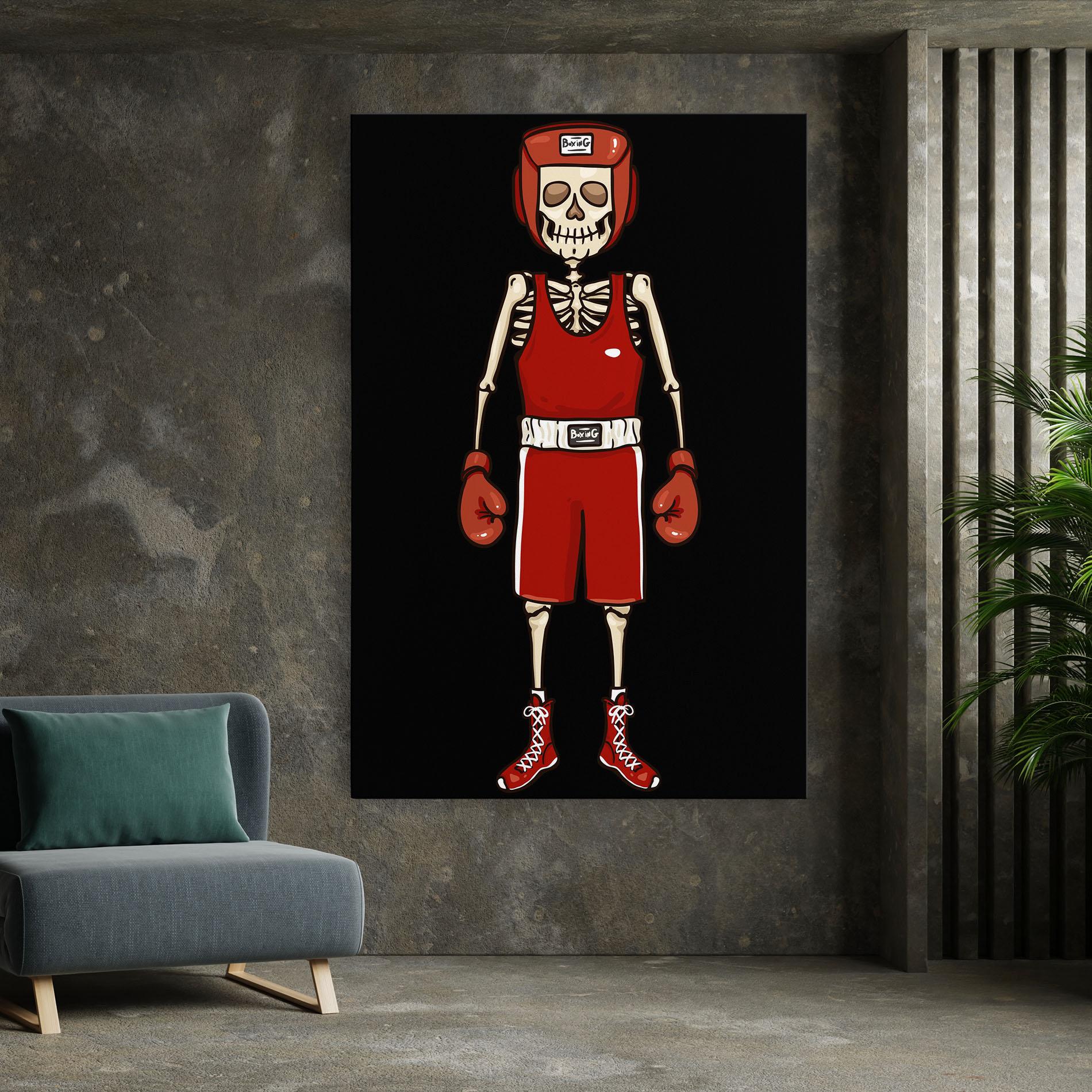 Leinwandbild Bones Box mockup 7