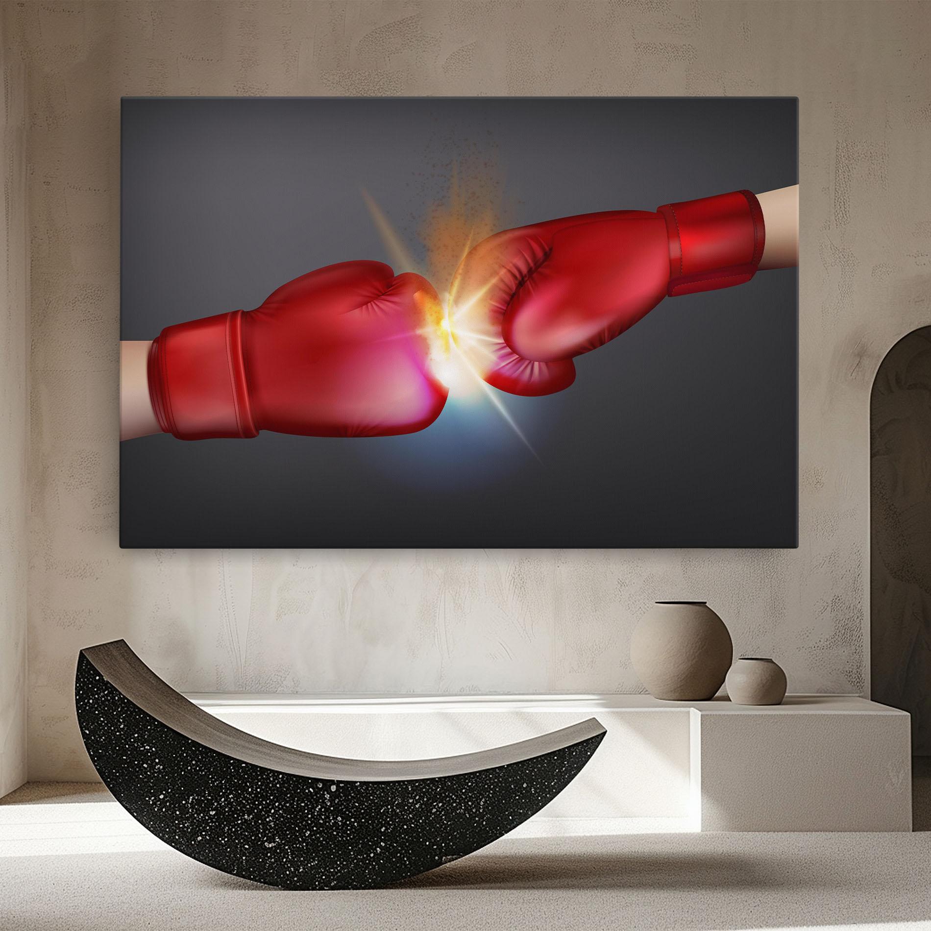 Leinwandbild Box Explosion mockup 8