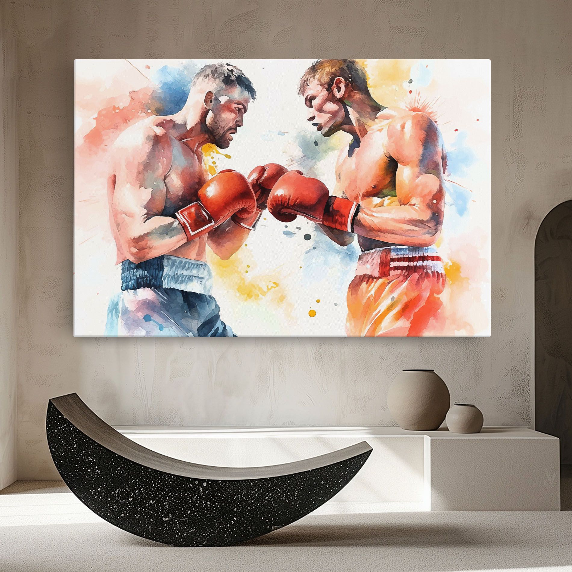 Boxing Match Art mockup 8