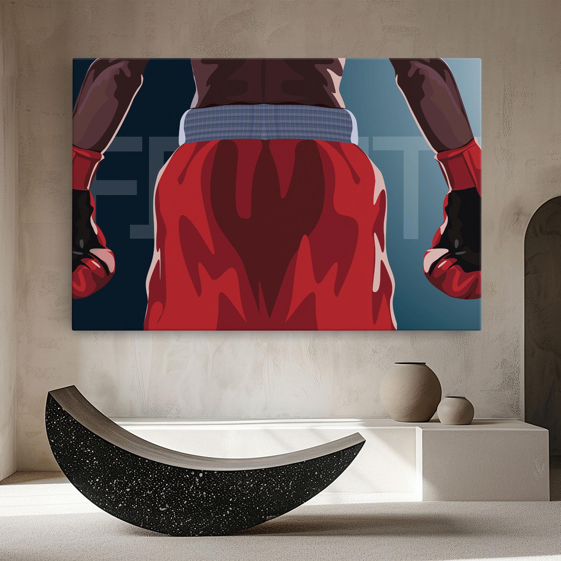 Leinwandbild Fight Box mockup 8