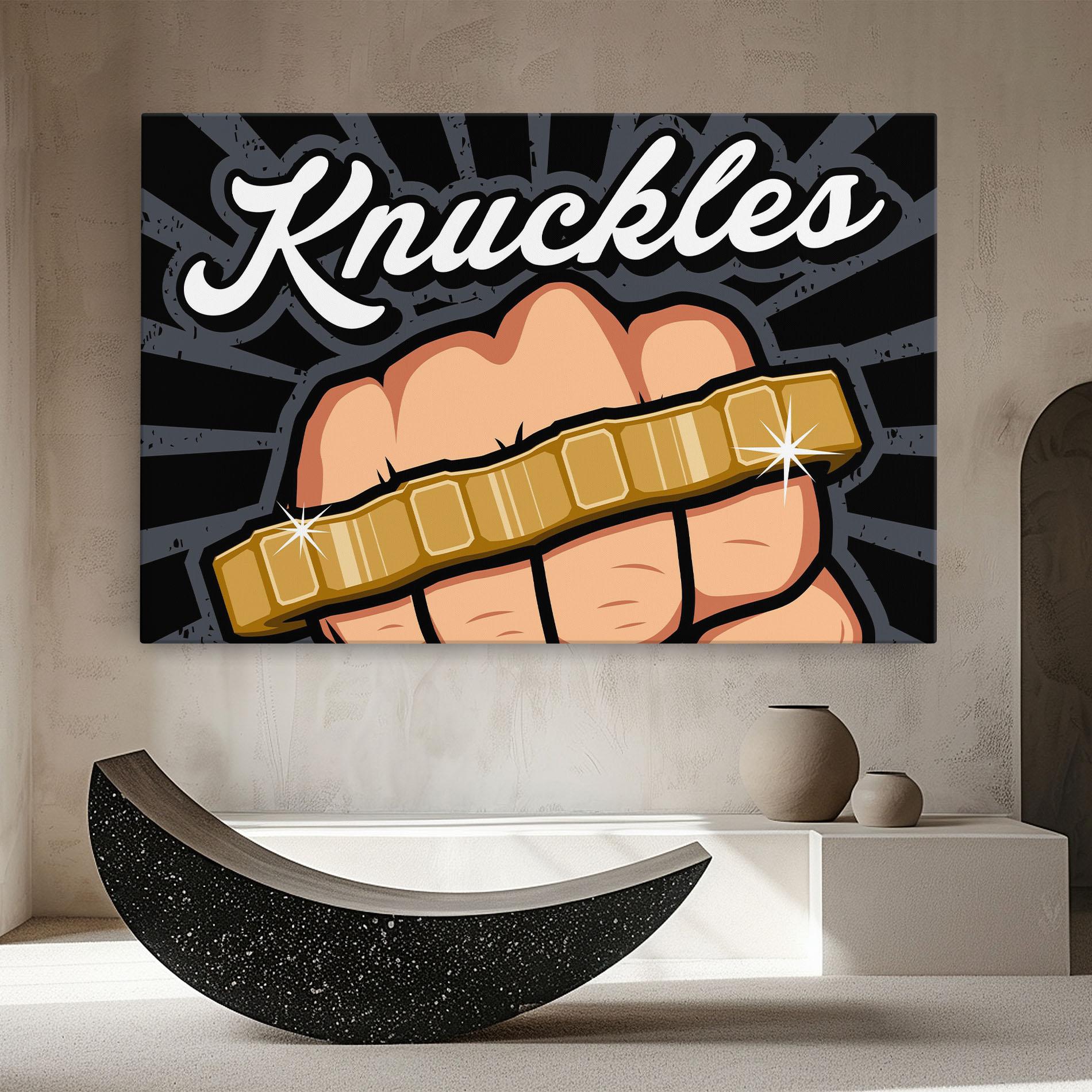 Leinwandbild Knuckles mockup 8