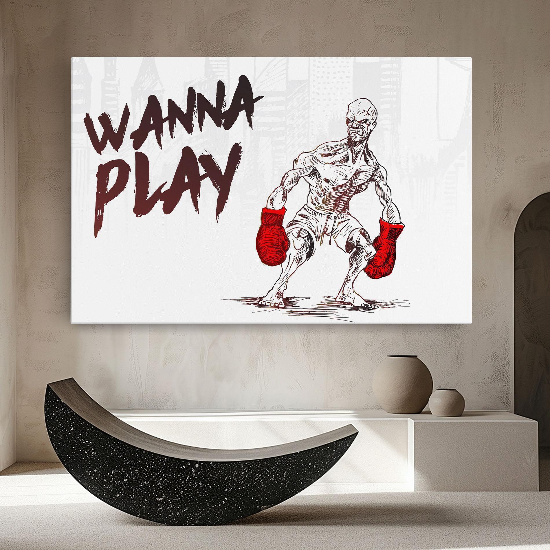Leinwandbild Wanna Play Box mockup 8