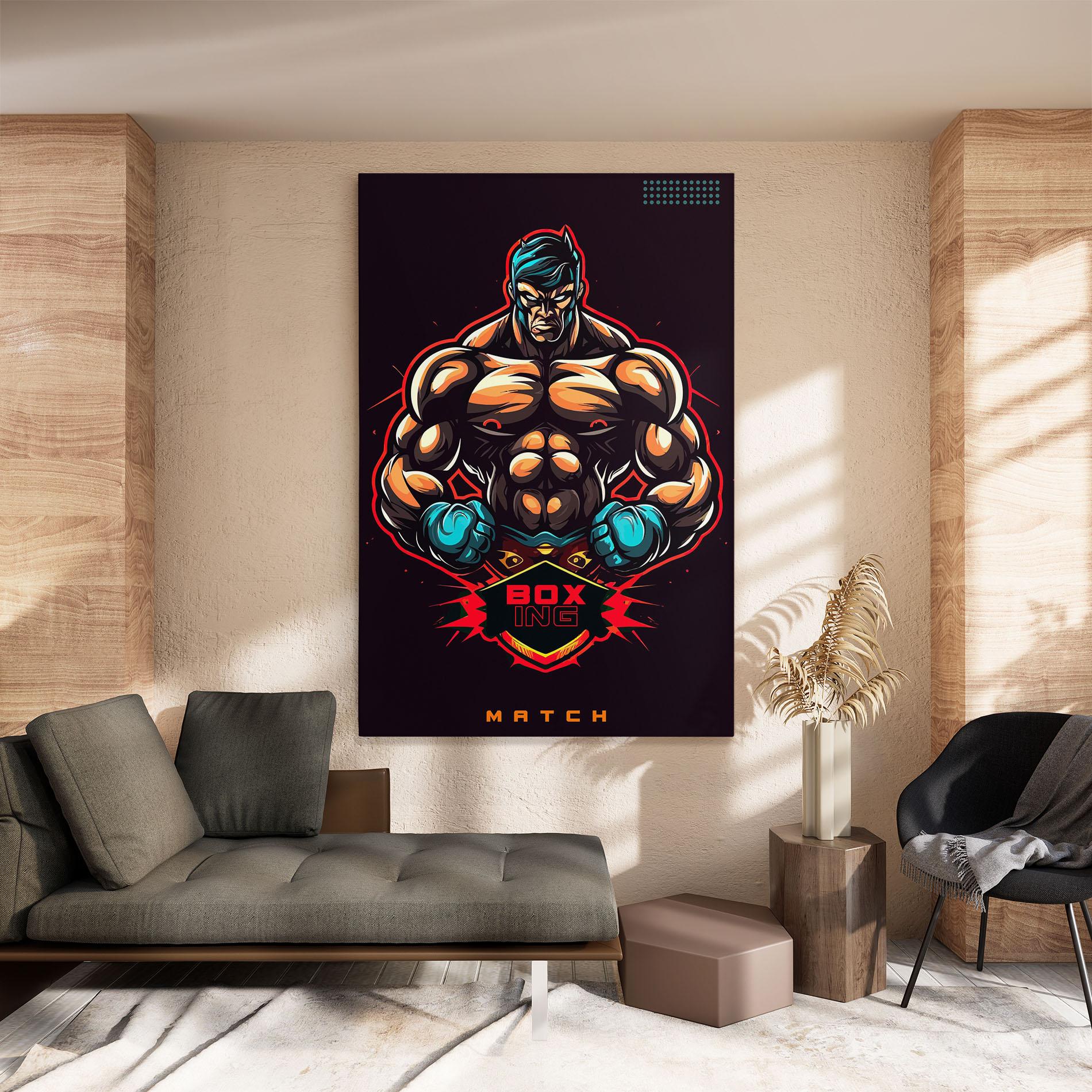 Leinwandbild Light Blue Gloves mockup 8