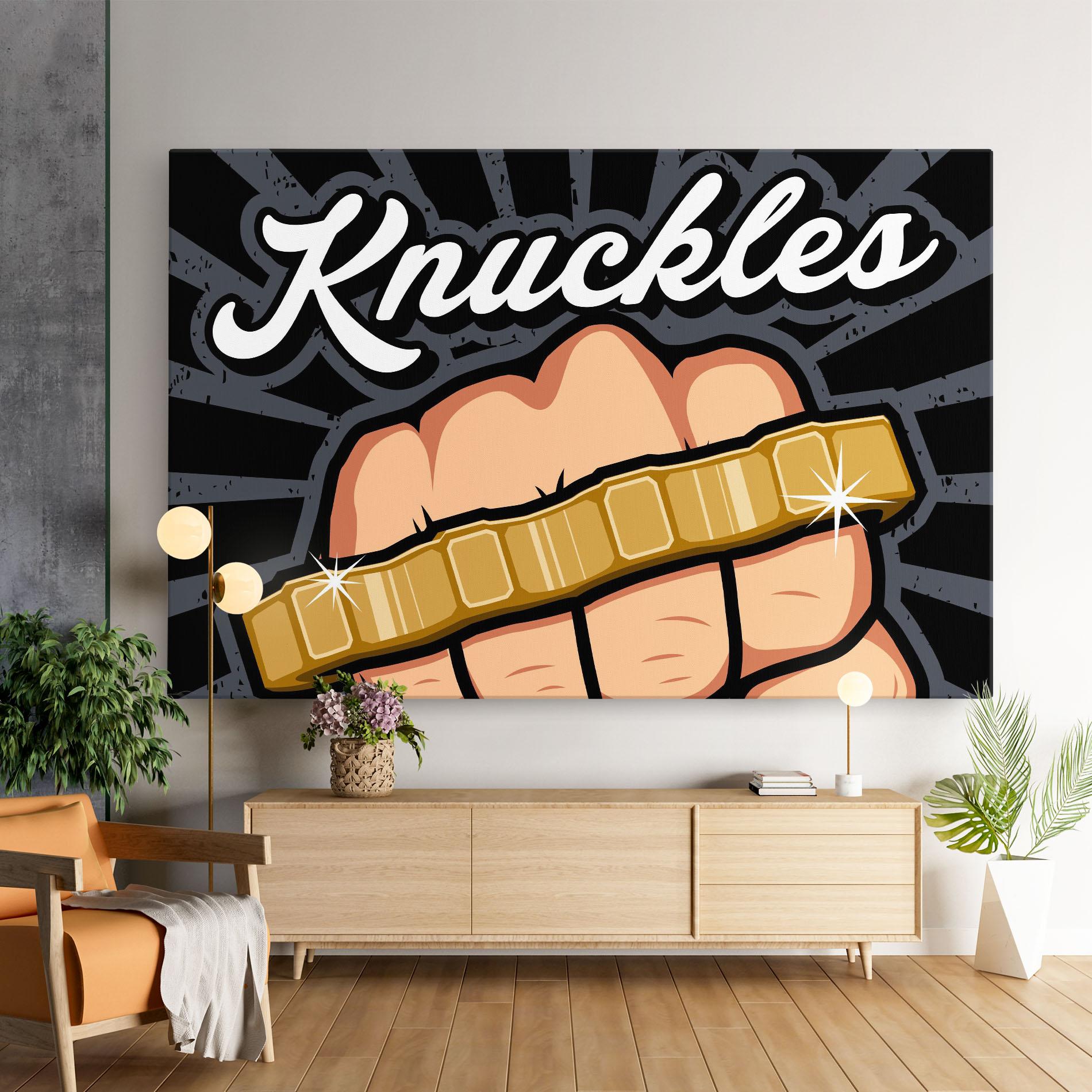 Leinwandbild Knuckles mockup 9