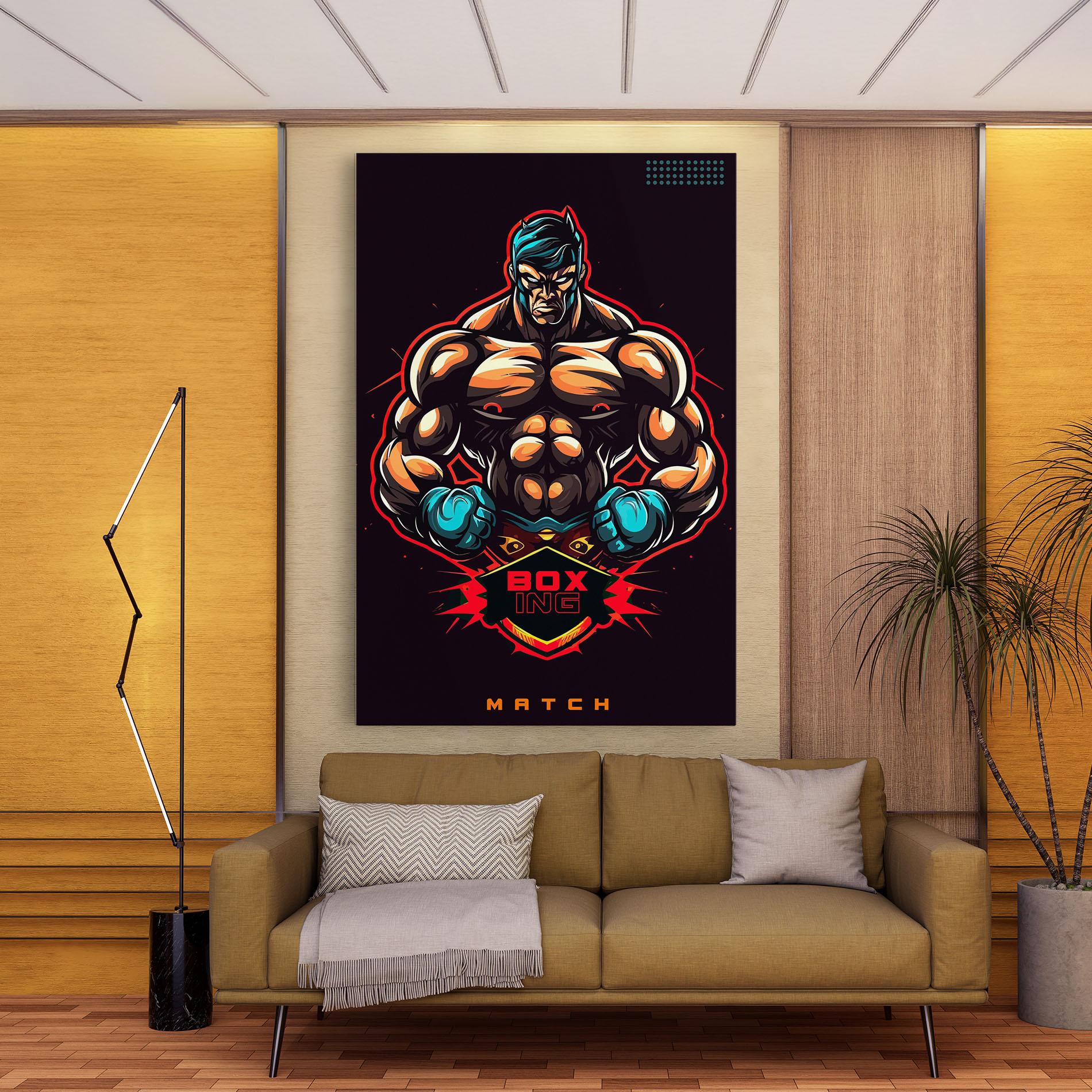 Leinwandbild Light Blue Gloves mockup 9