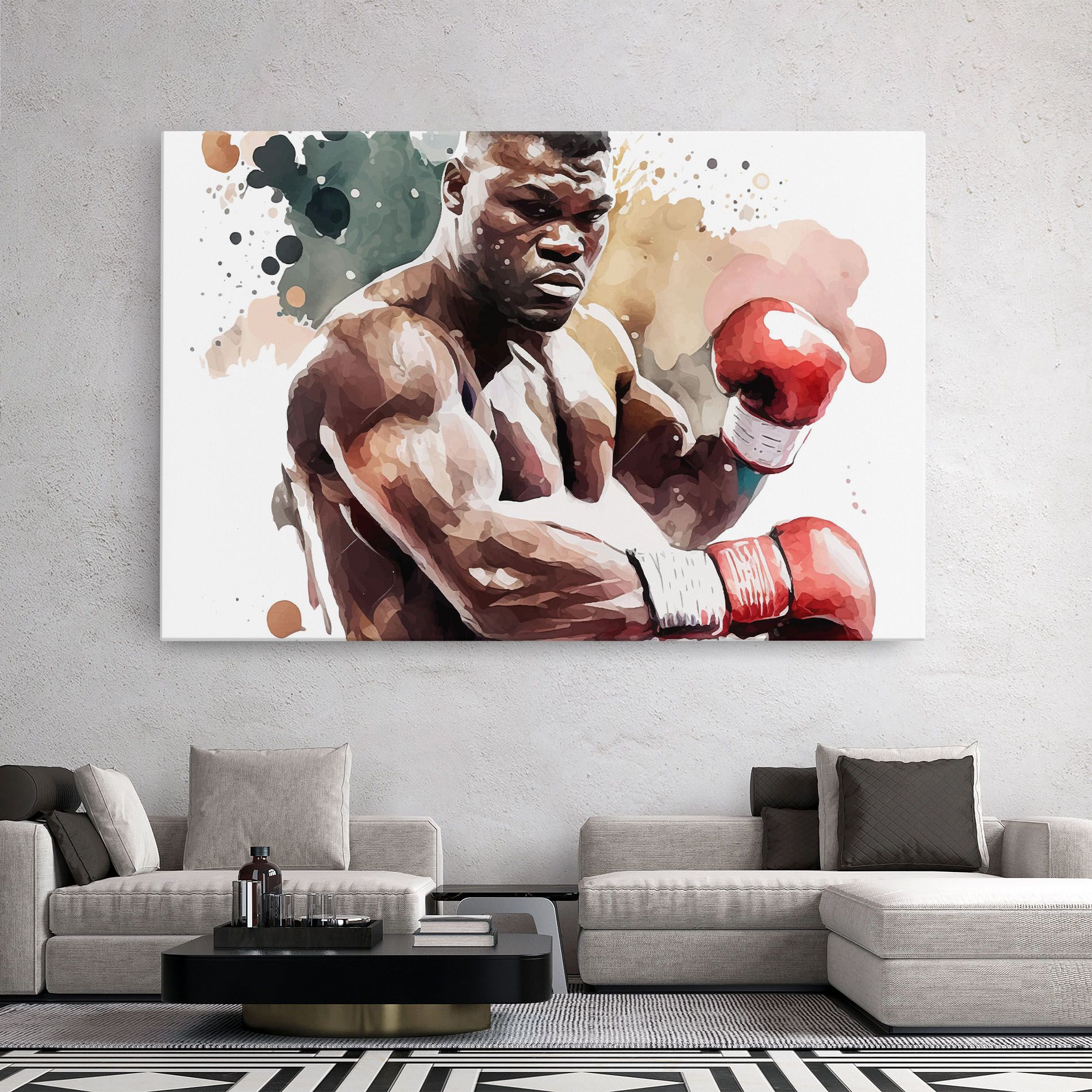 Boxing Cream Green mockup 2