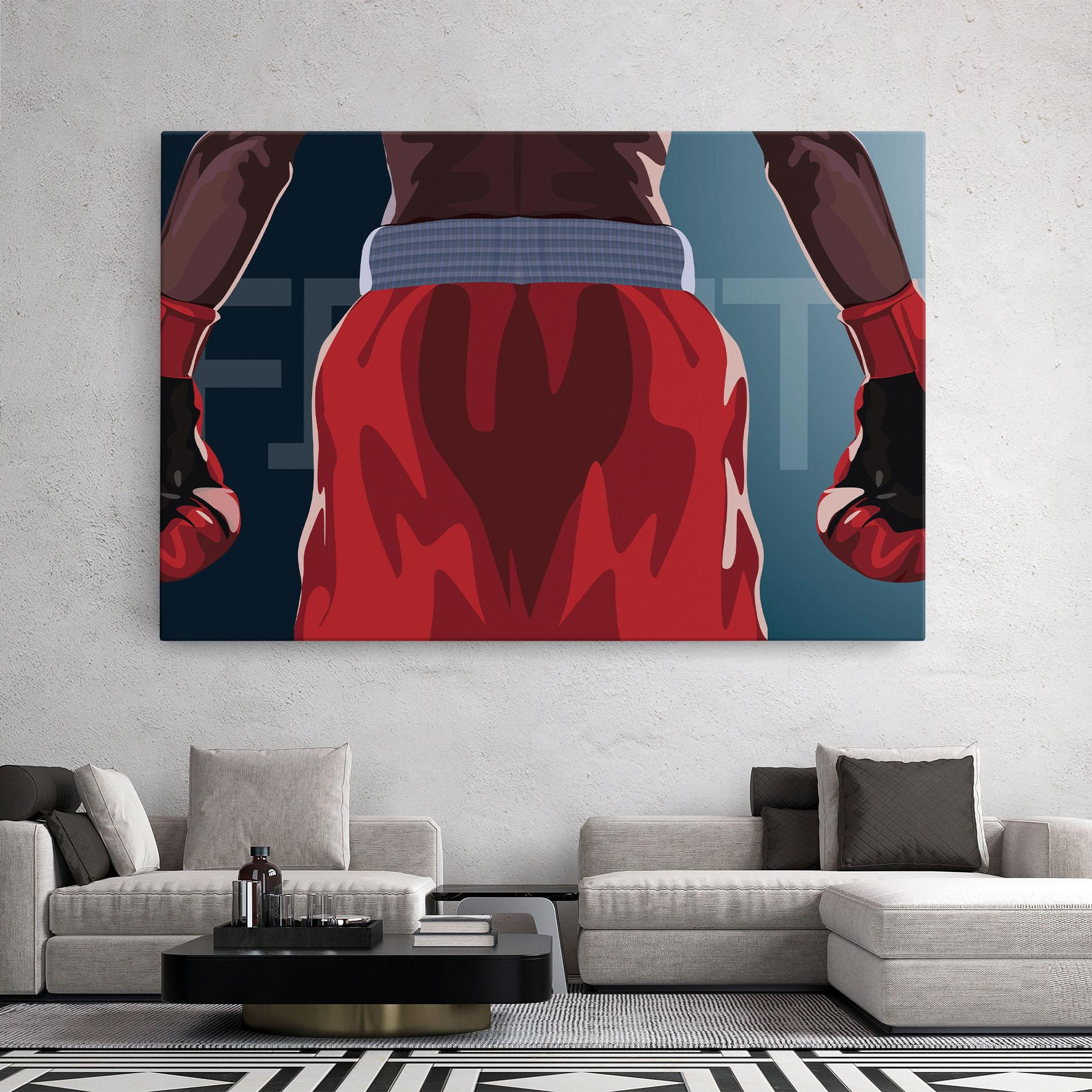 Leinwandbild Fight Box mockup 2