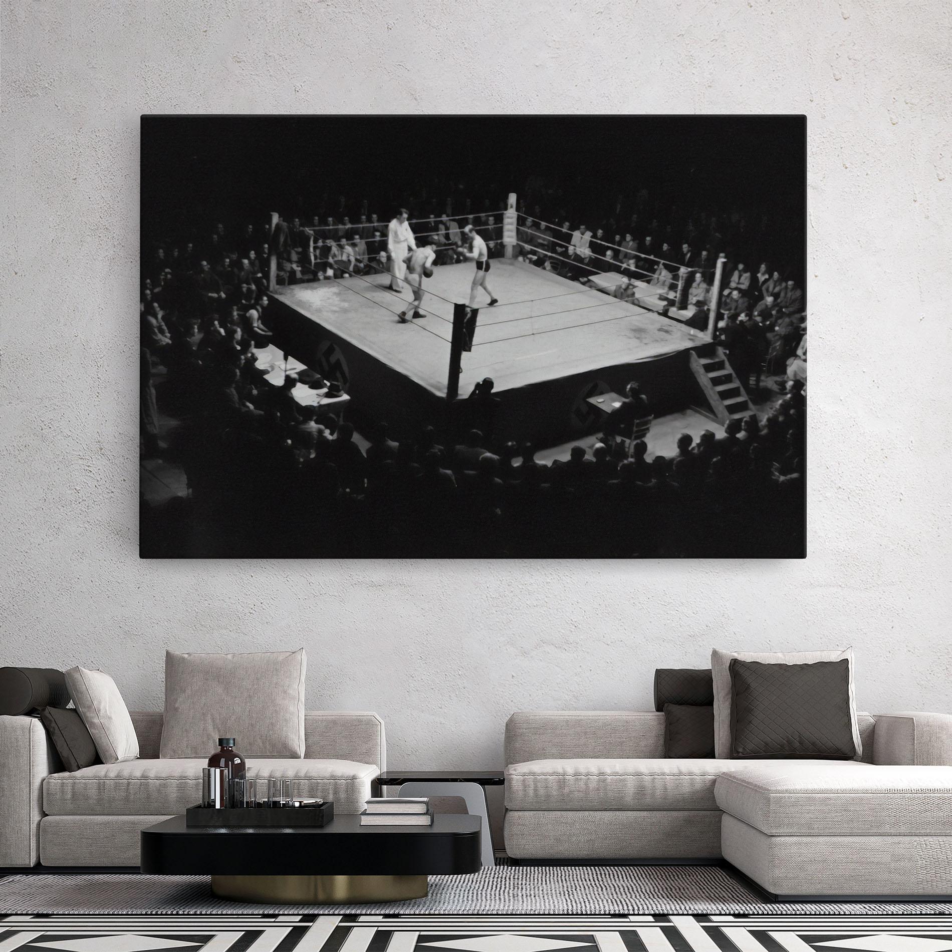 Leinwandbild Grey Ring mockup 2