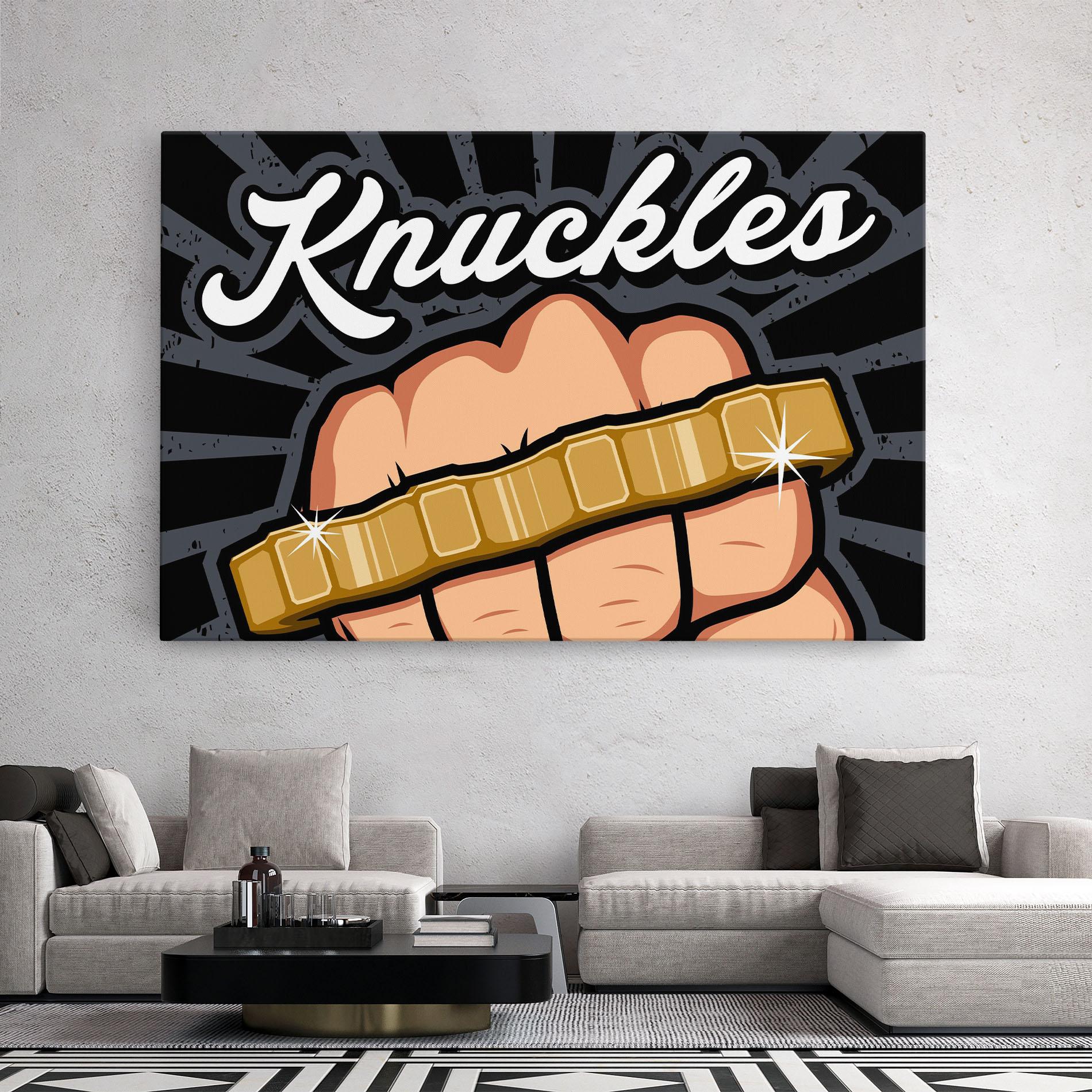 Leinwandbild Knuckles mockup 2