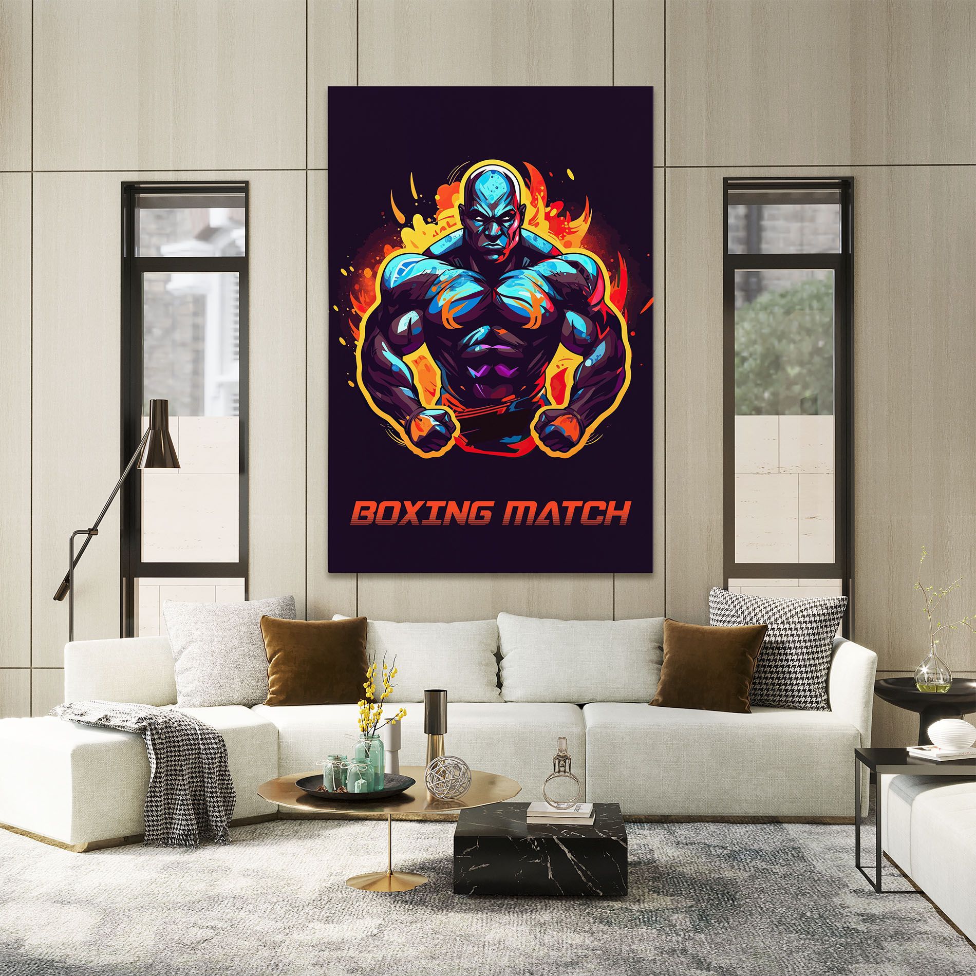 Boxing Strong Match mockup 2