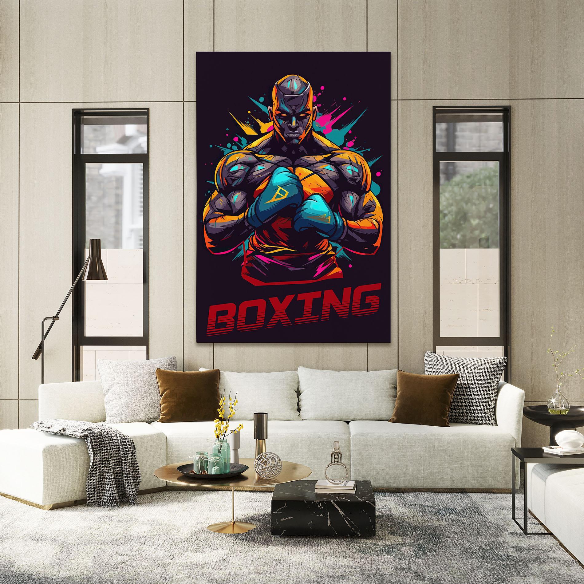 Leinwandbild Boxing Strong mockup 2