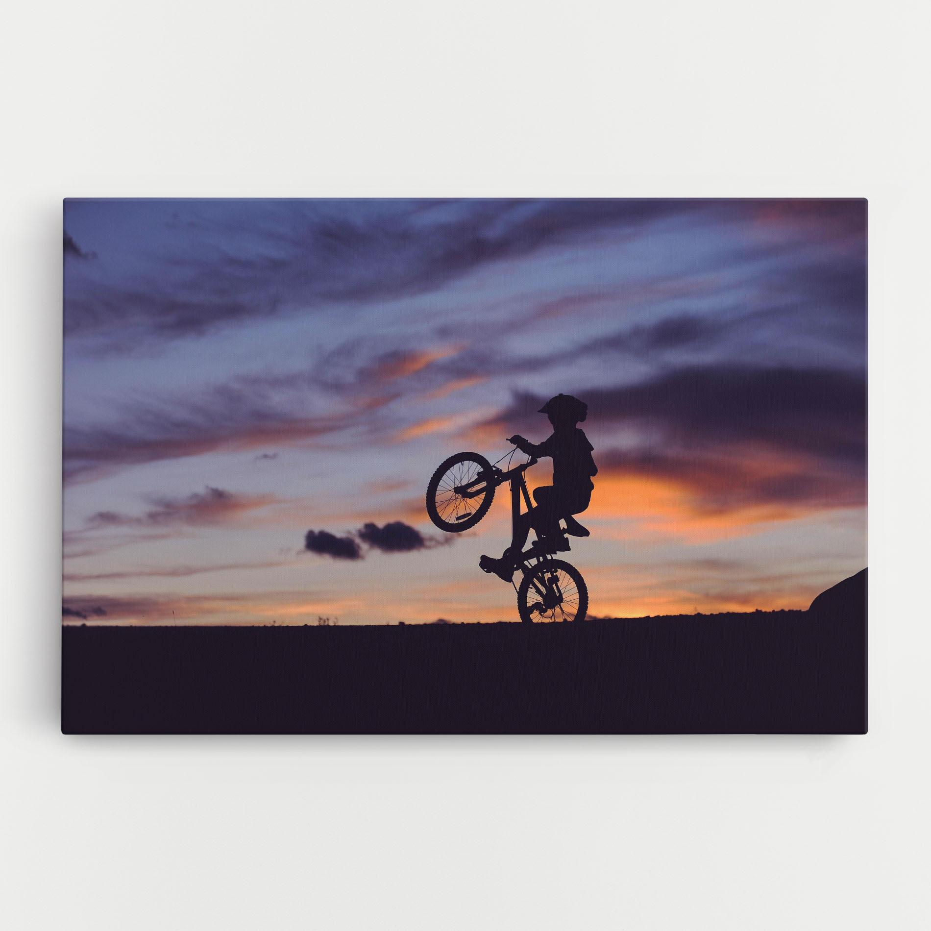 Leinwandbild Spin Speed mockup 0