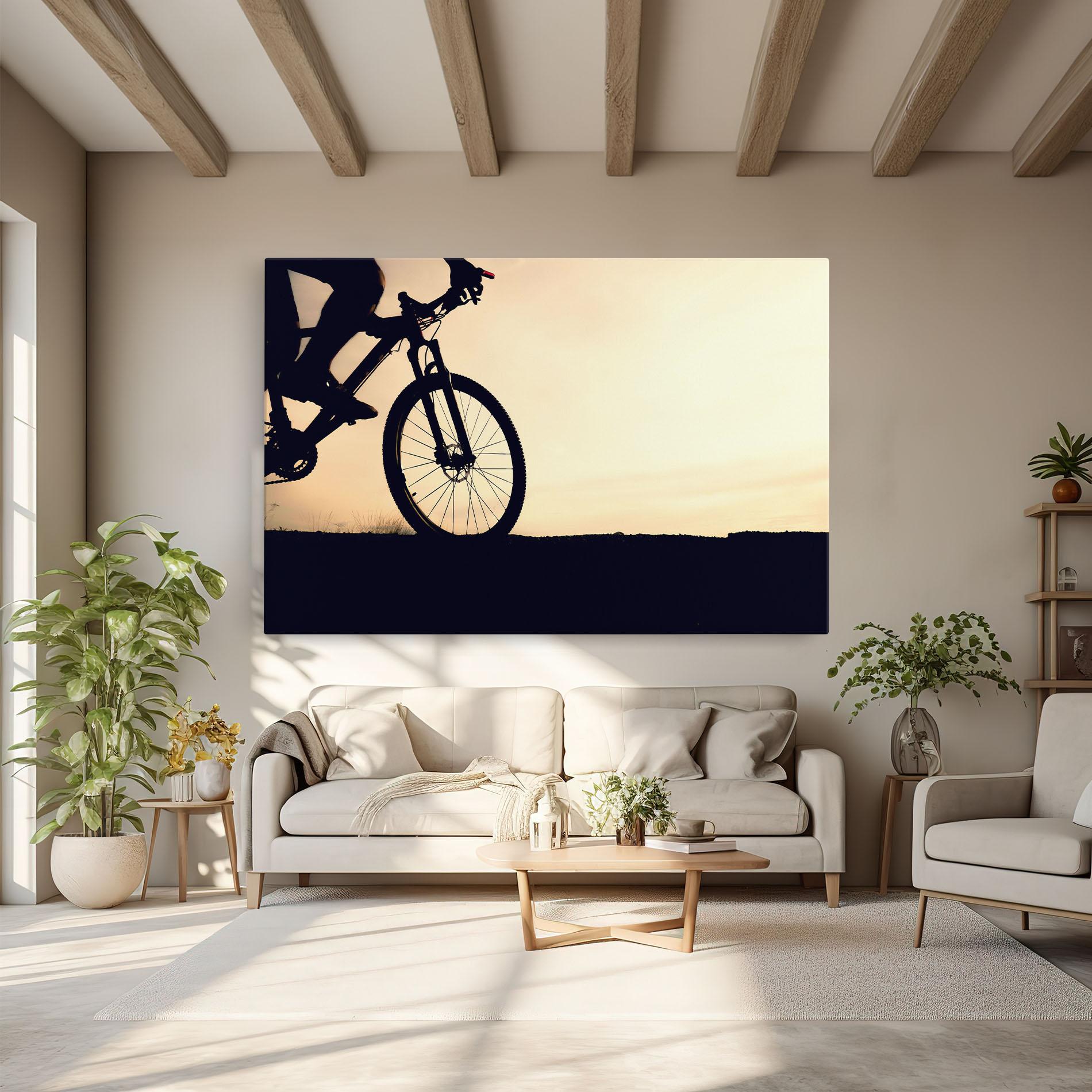 Leinwandbild Cream Sky Mtb mockup 6
