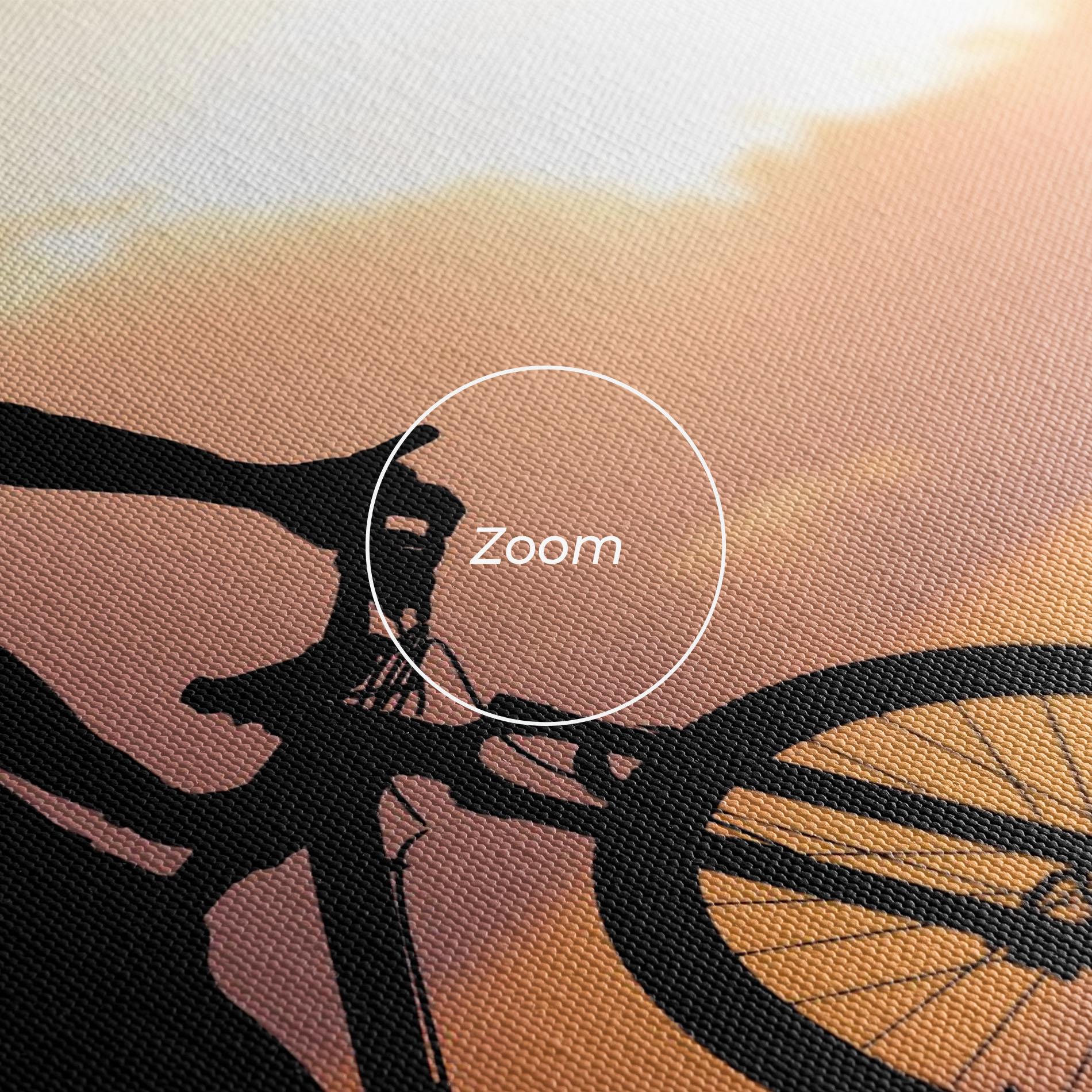 Leinwandbild Bike Travel Concept mockup 3