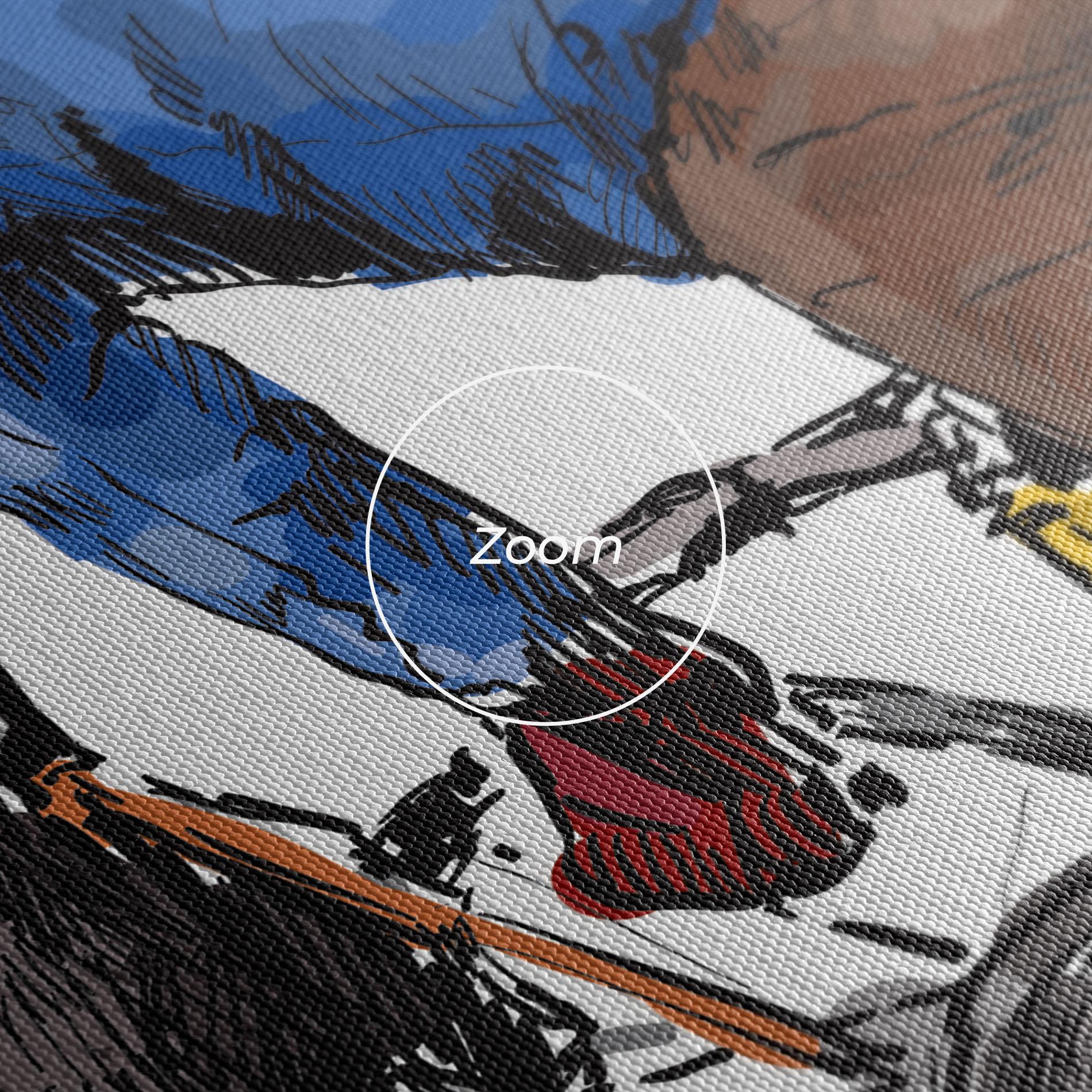 Leinwandbild Bike Trip mockup 3