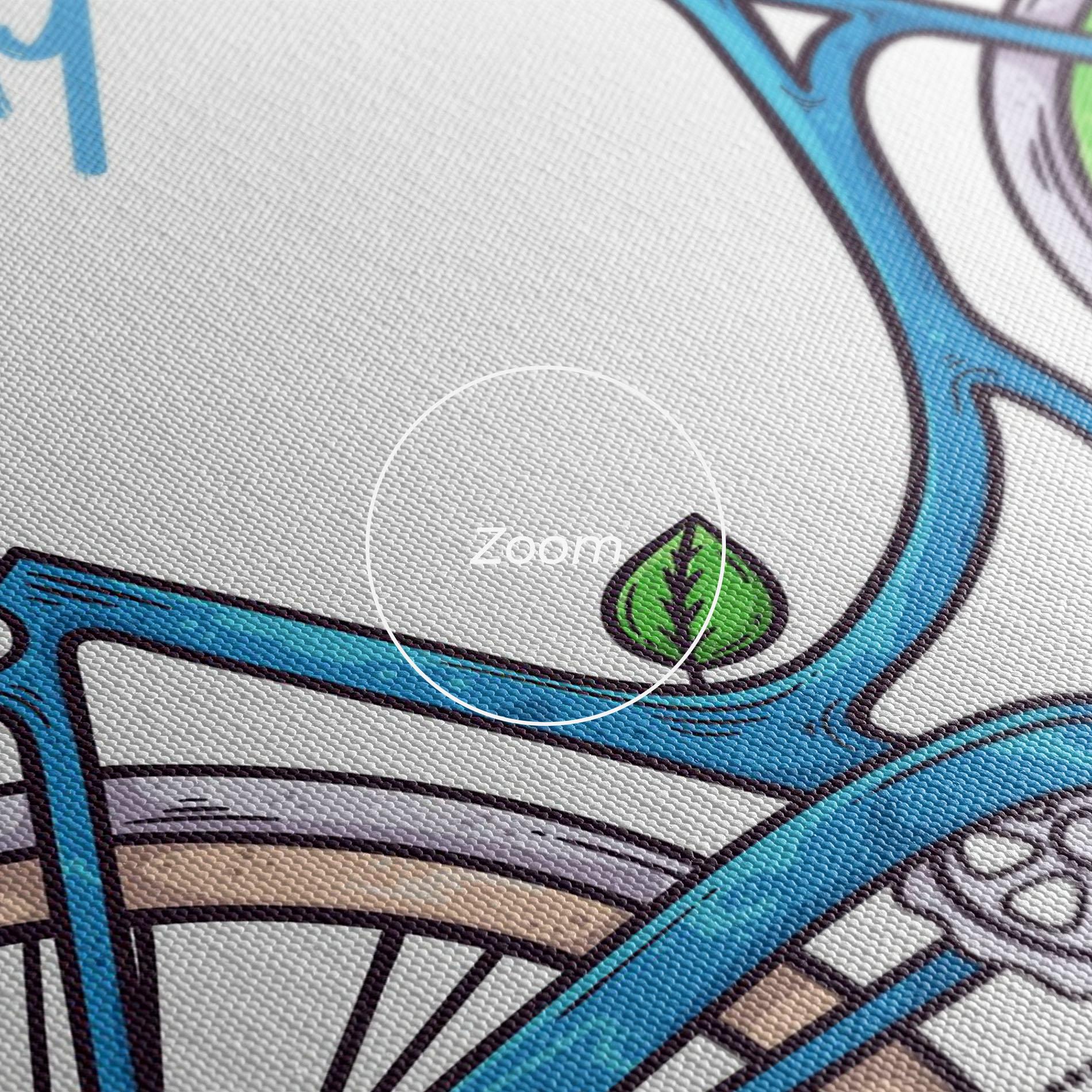 Leinwandbild Free Day Bike mockup 3