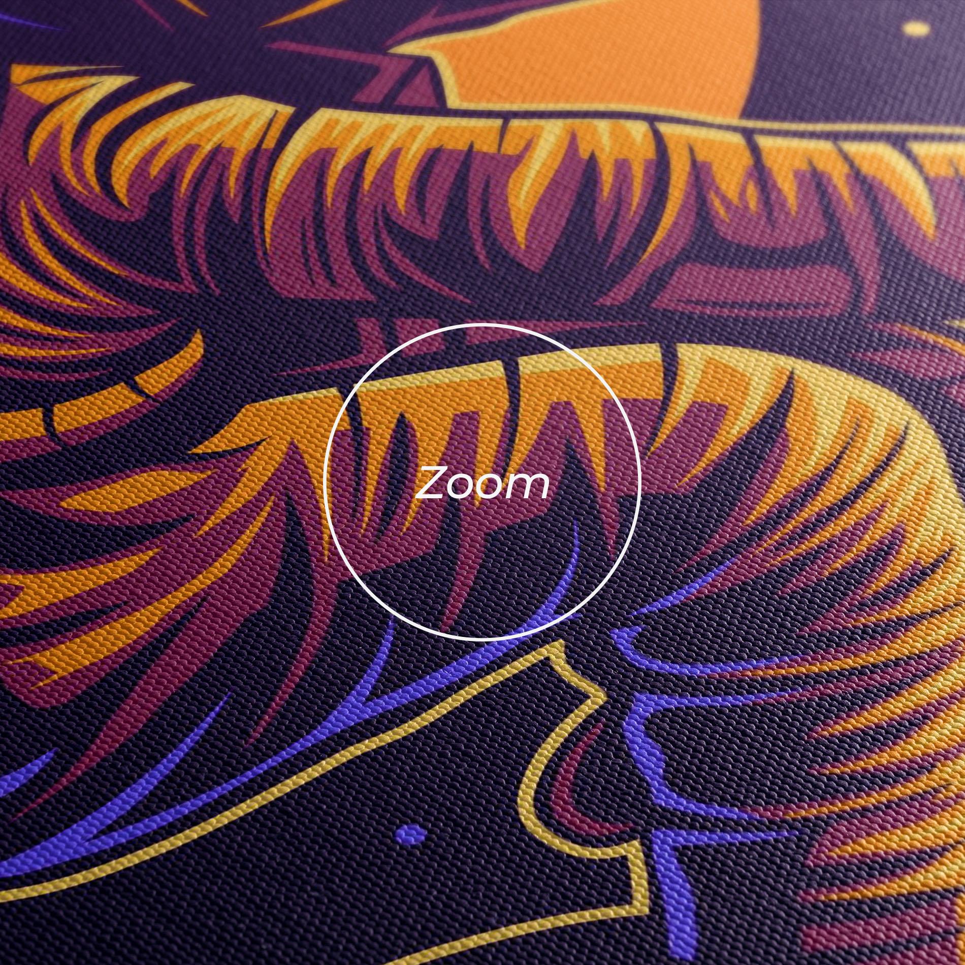 Leinwandbild Moon Bike mockup 3