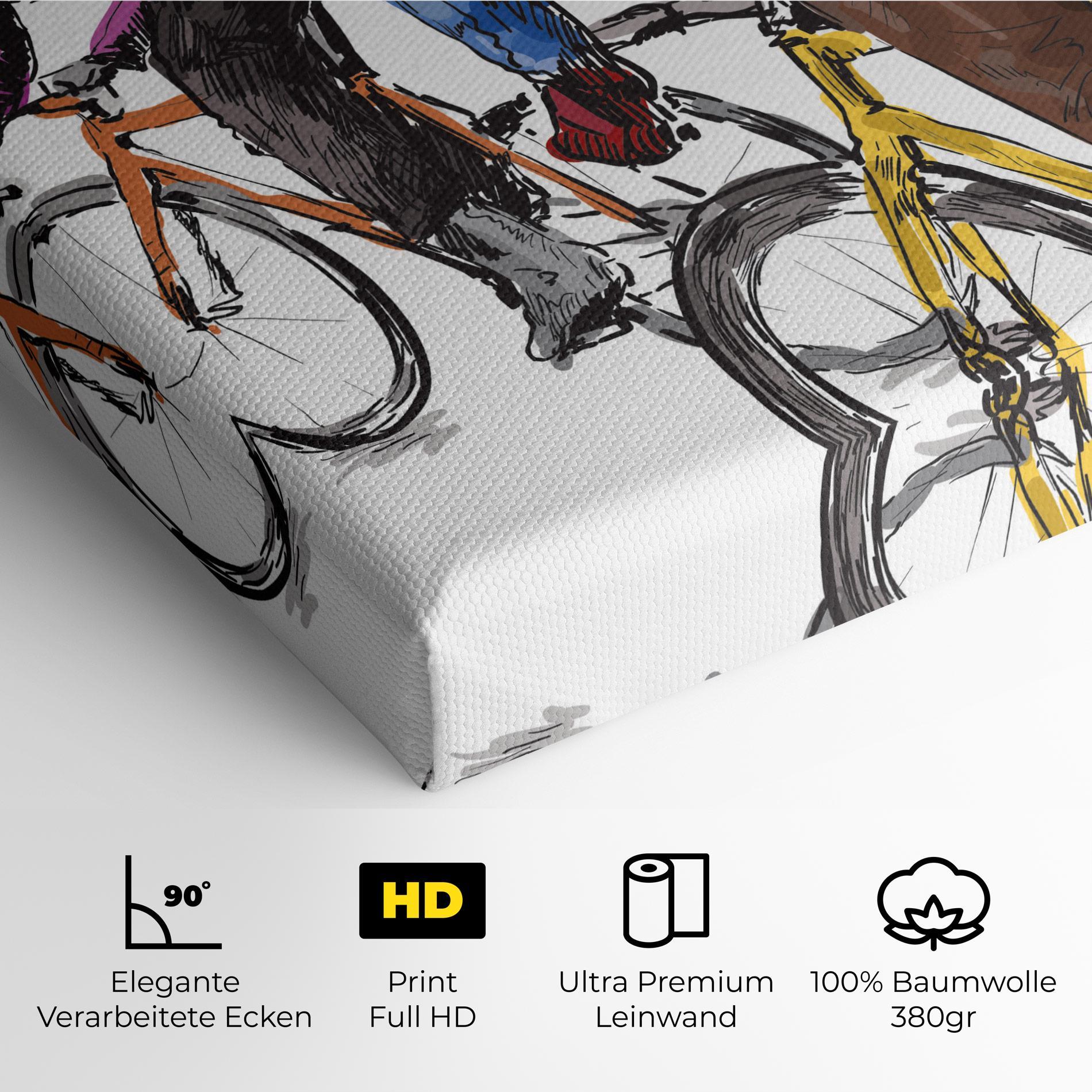 Leinwandbild Bike Trip mockup 4