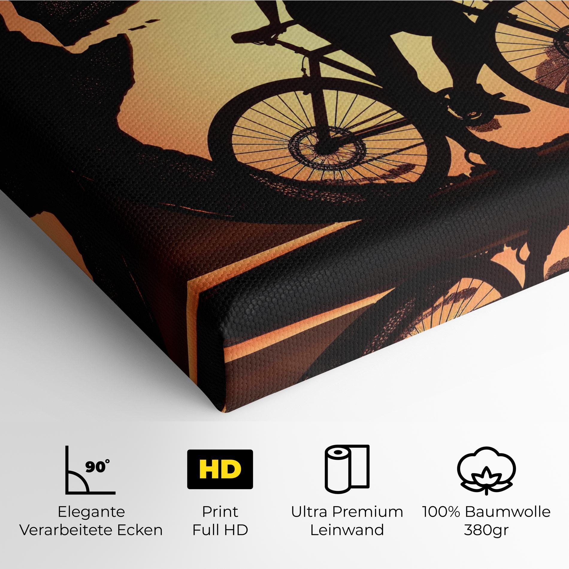 Leinwandbild Globe Riding World mockup 4