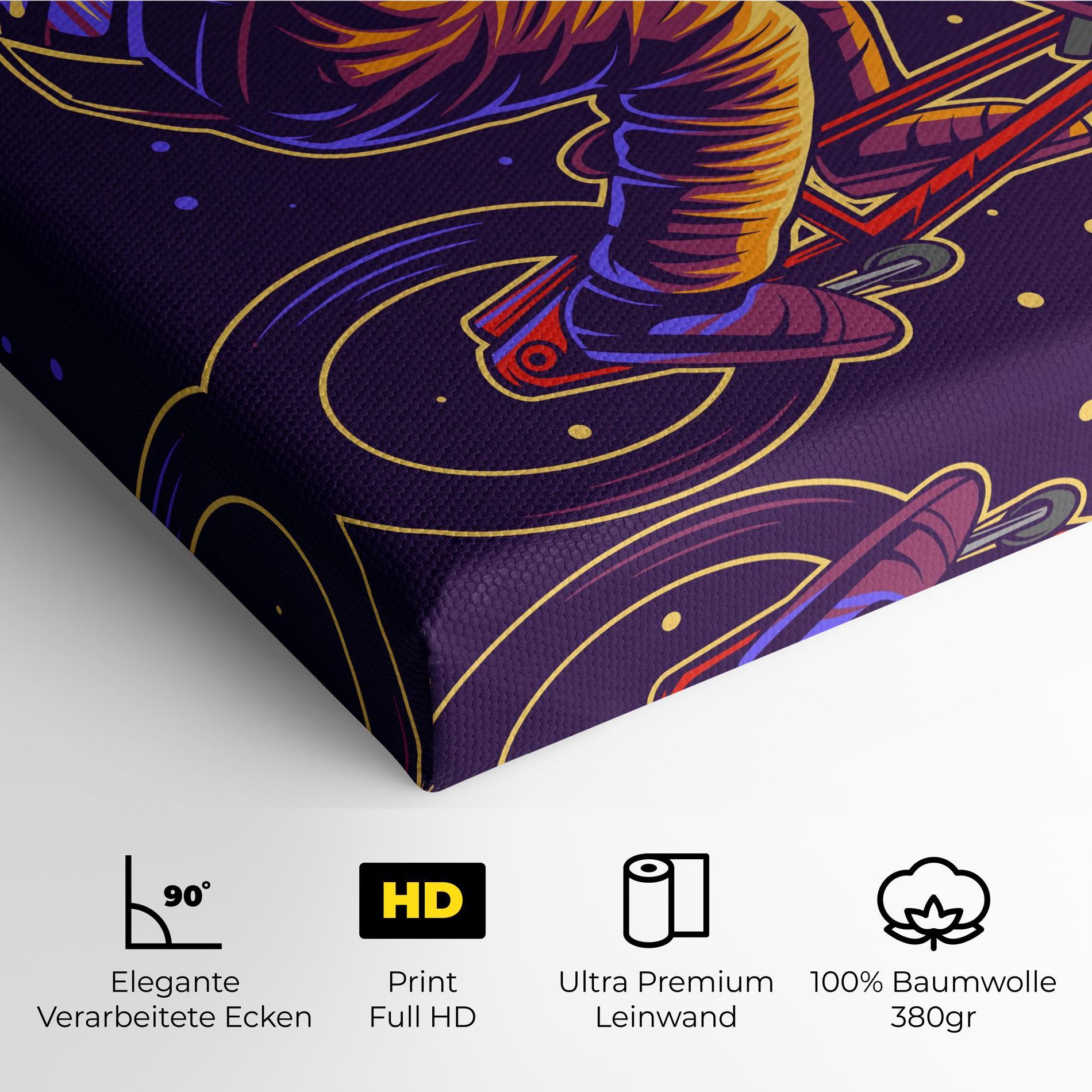 Leinwandbild Moon Bike mockup 4