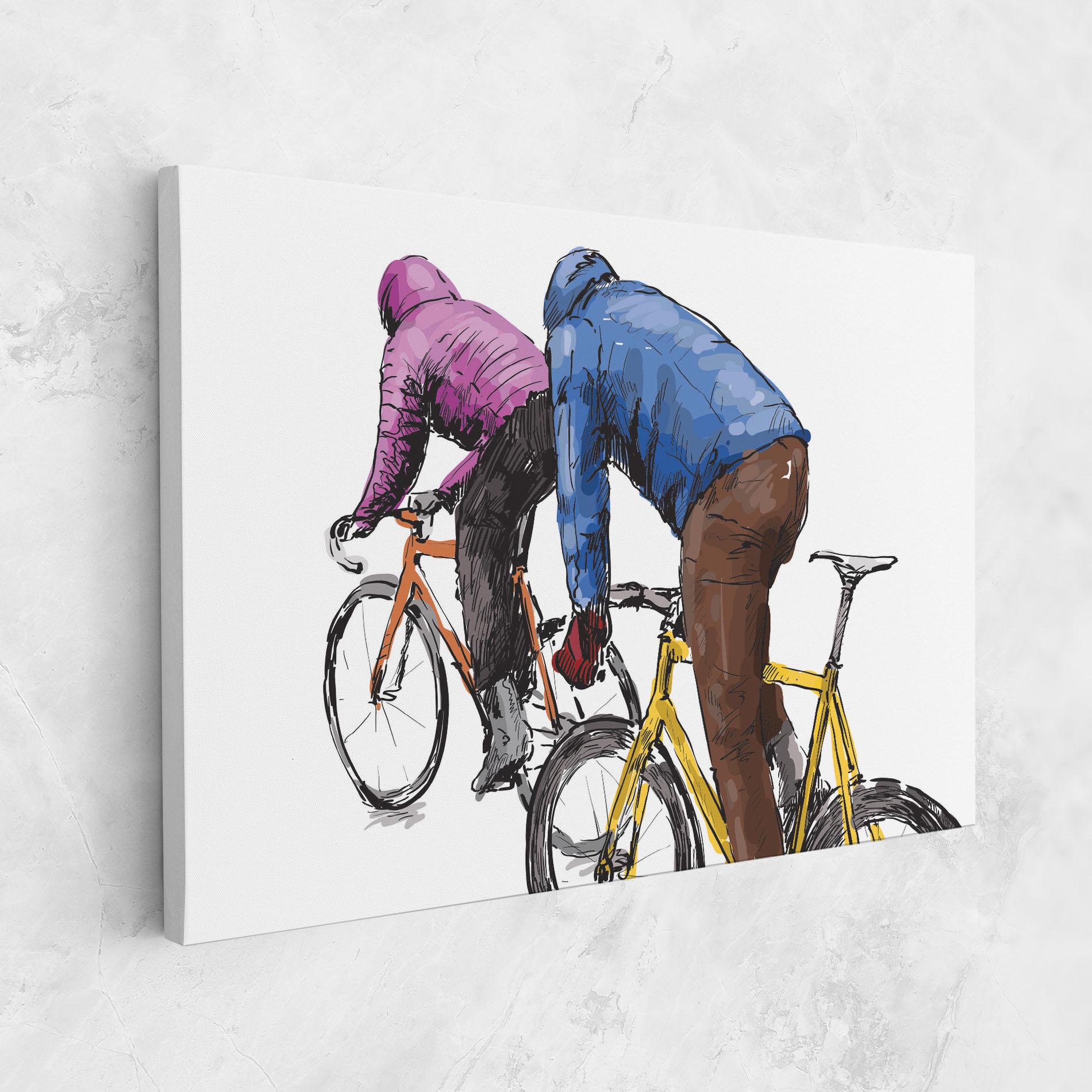 Leinwandbild Bike Trip mockup 1