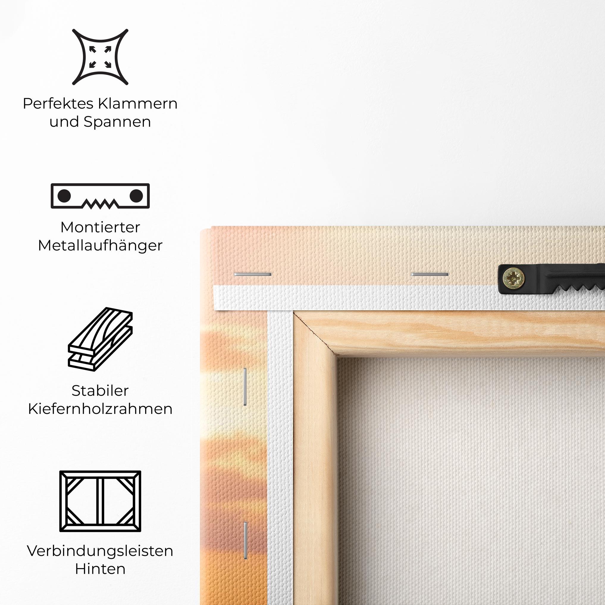 Leinwandbild Bike Travel Concept mockup 5