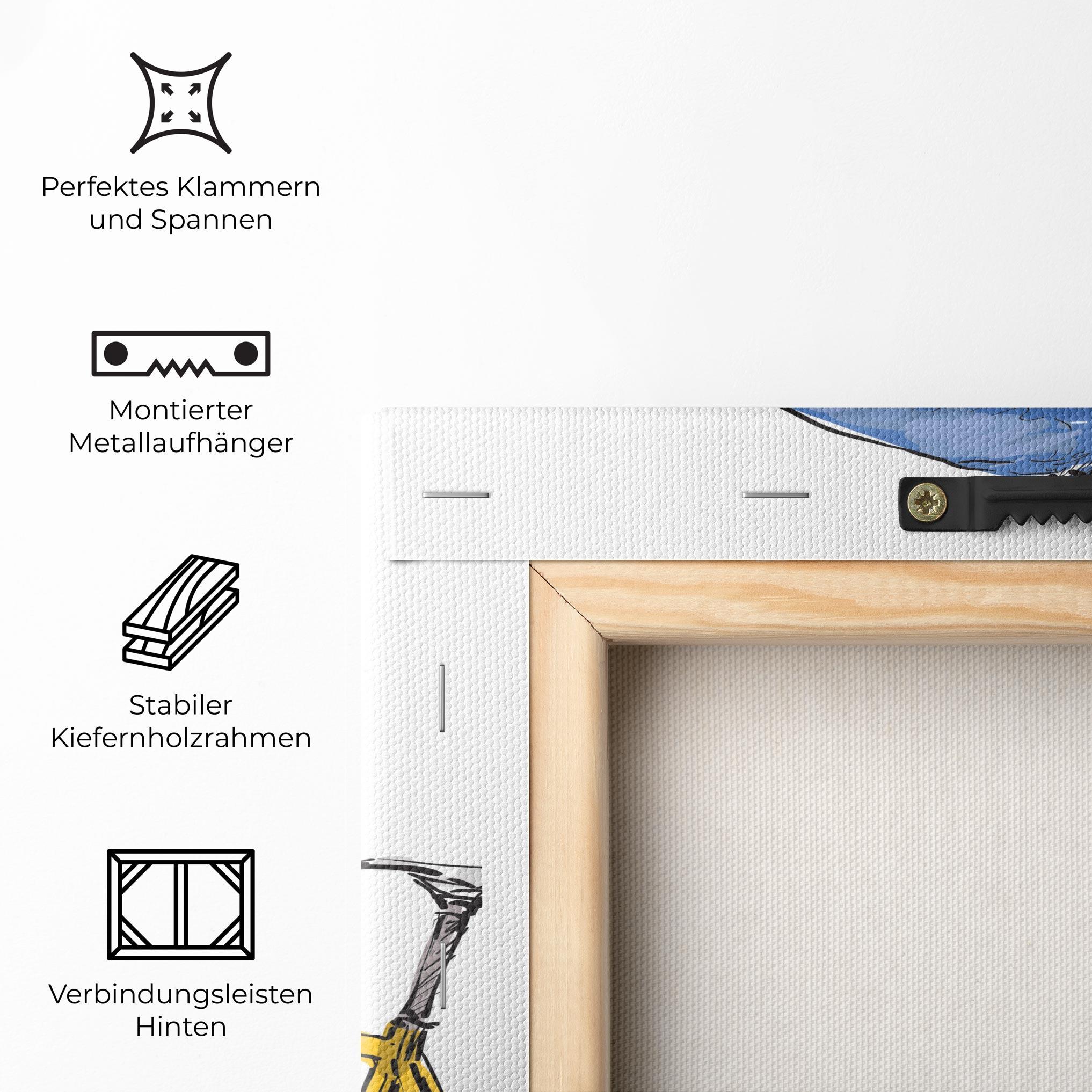 Leinwandbild Bike Trip mockup 5