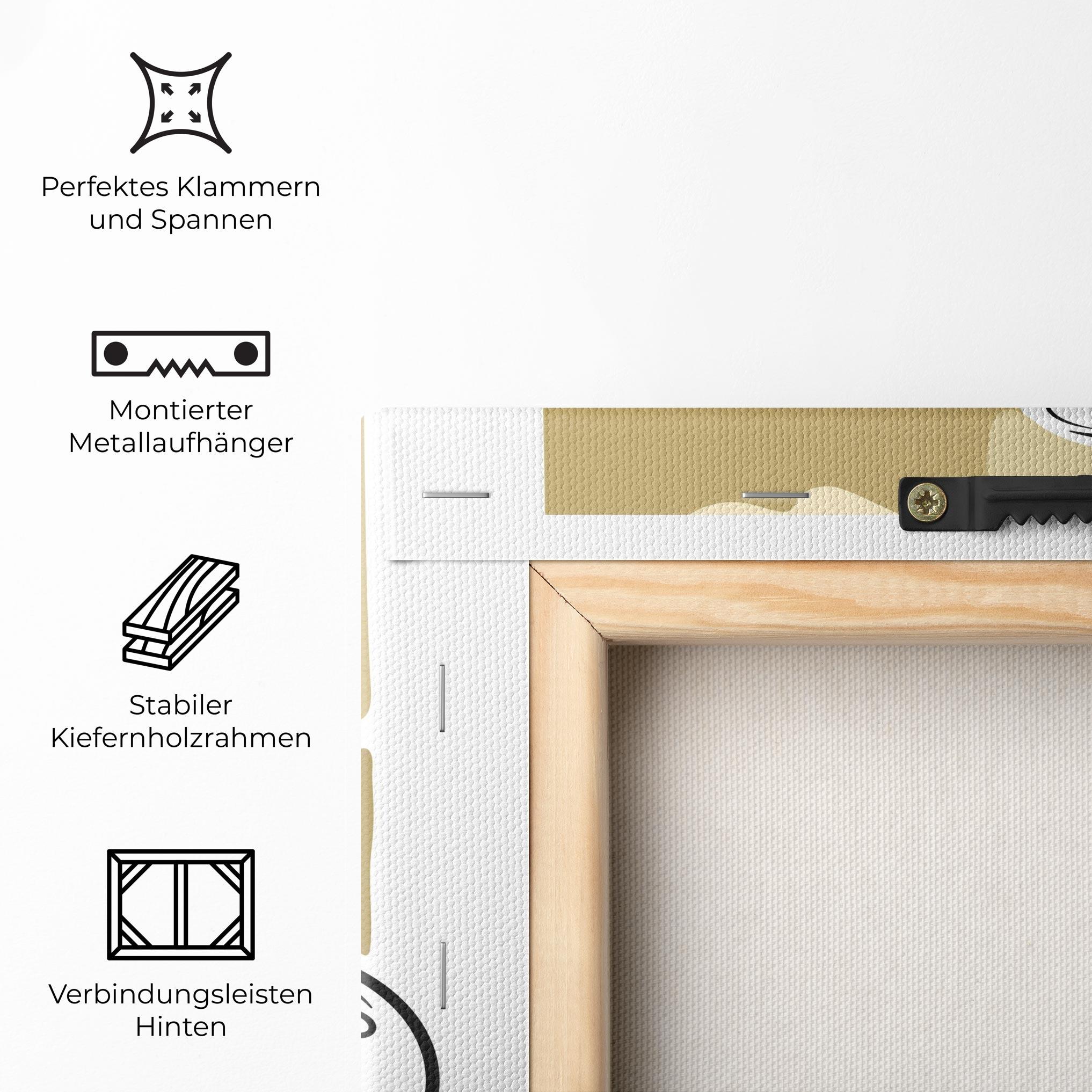 Leinwandbild Dog On Bike mockup 5