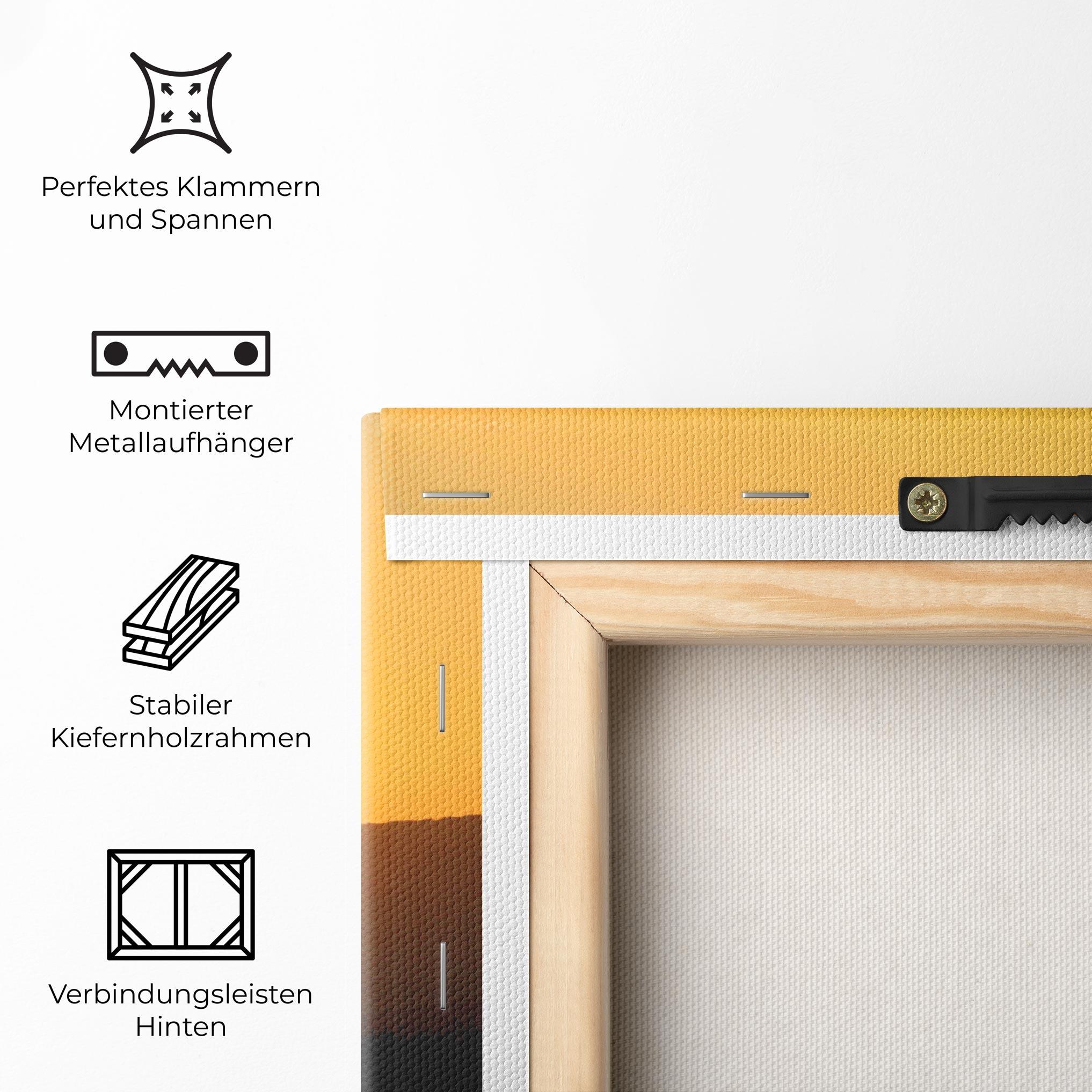 Leinwandbild Mtb Silhouette View mockup 5