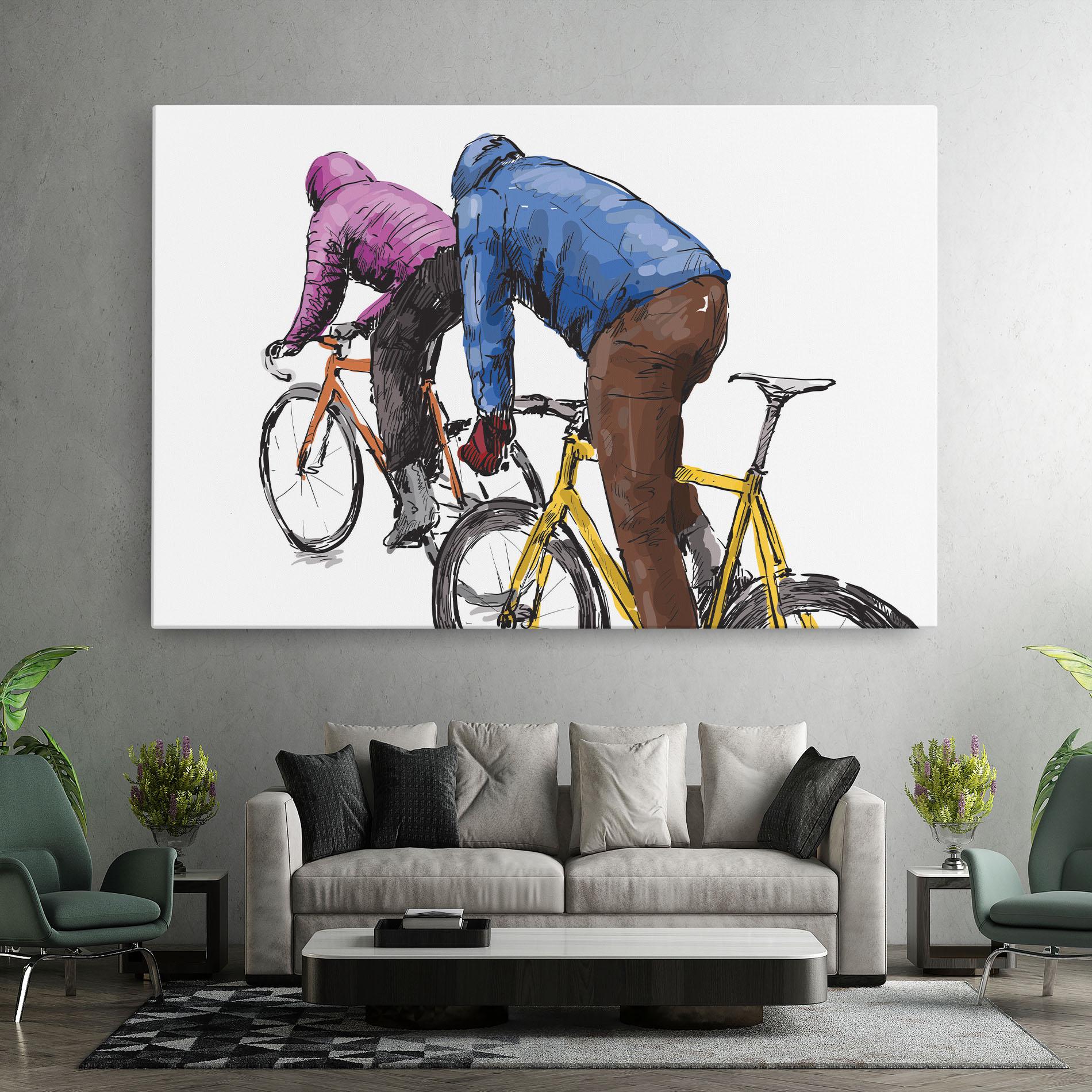 Leinwandbild Bike Trip mockup 7