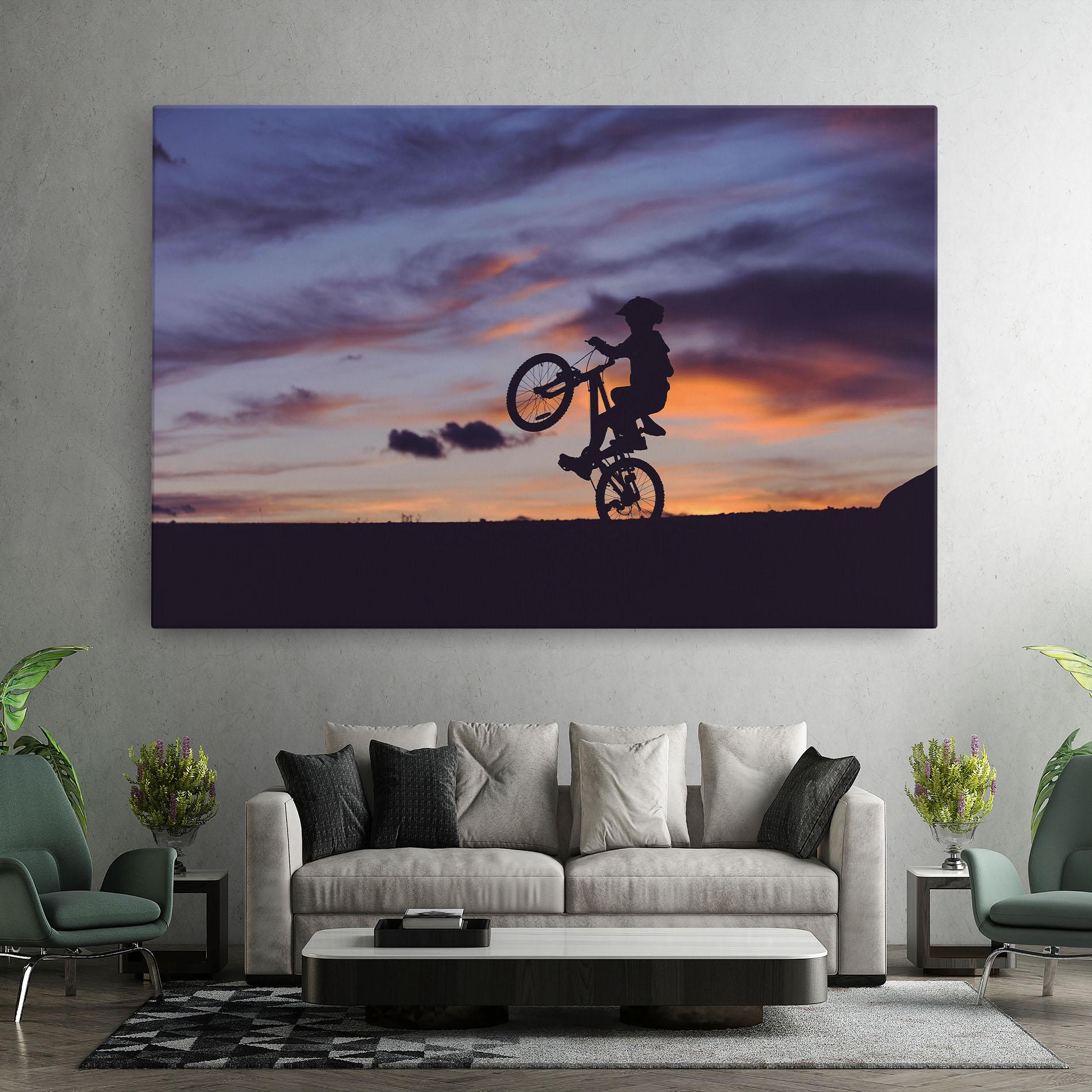 Leinwandbild Spin Speed mockup 7