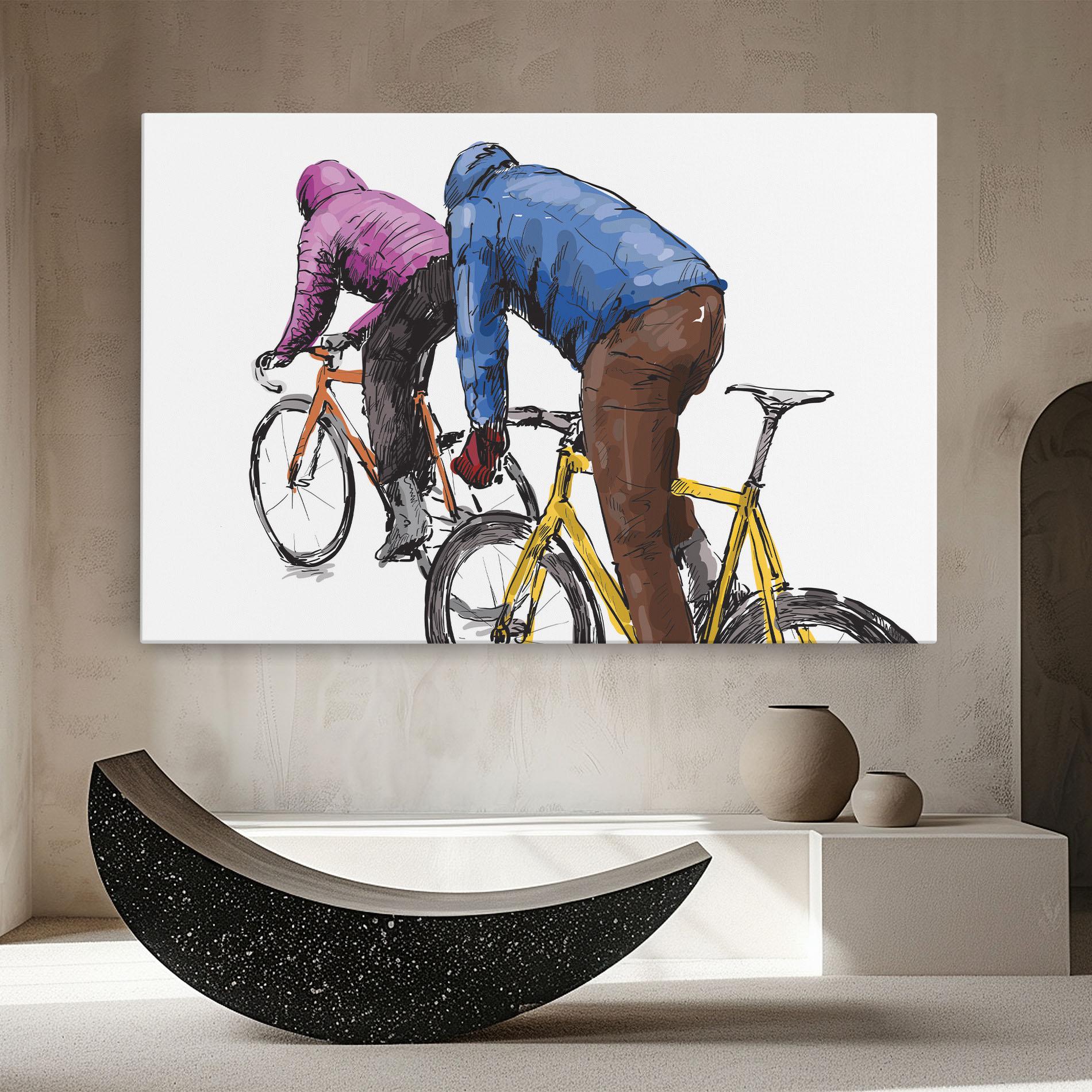 Leinwandbild Bike Trip mockup 8